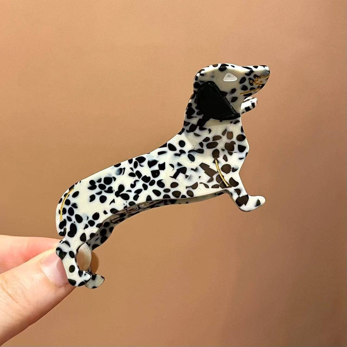 Dachshund Dog Hair Claw Clip