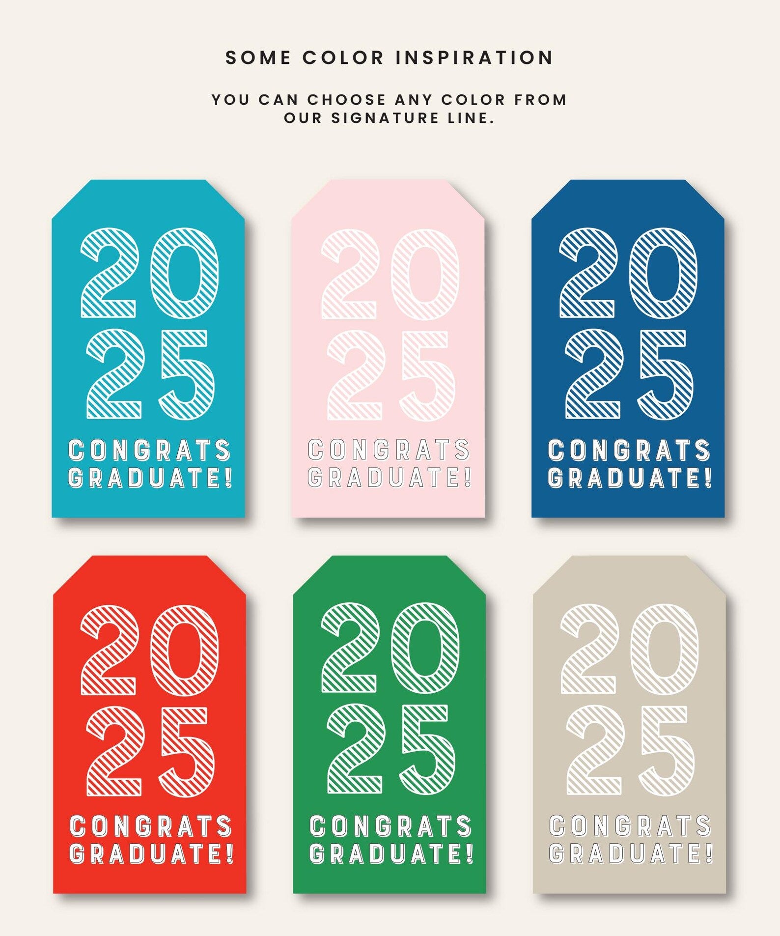 Congrats Grad Gift Tag