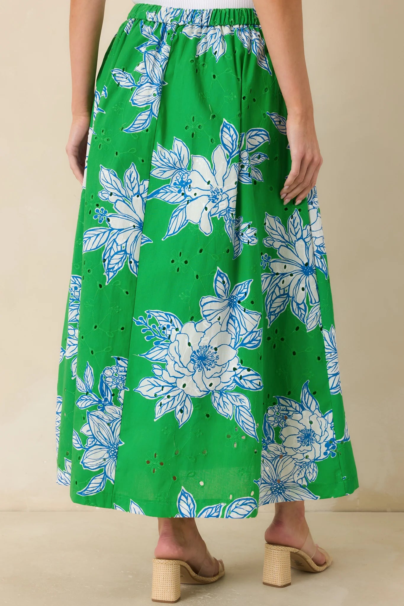 Botanical Print Skirt