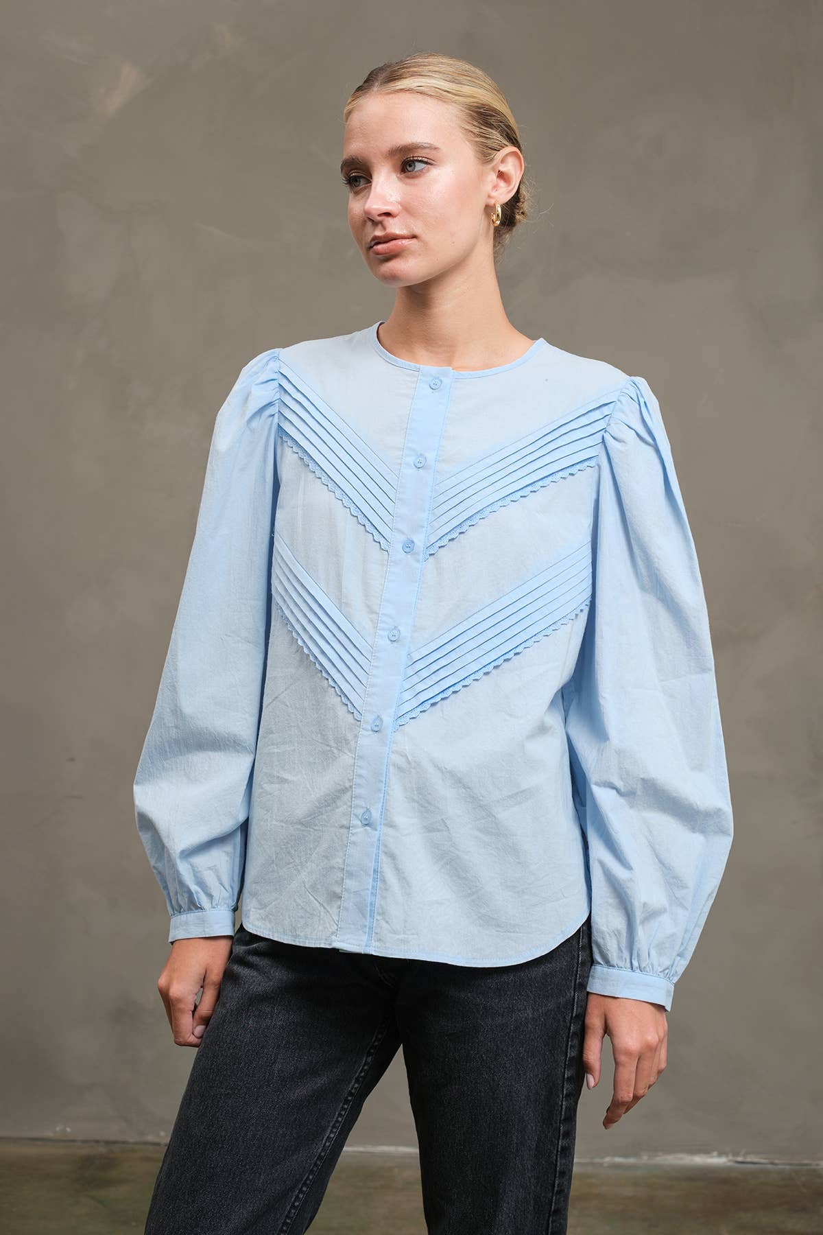 Classic Pintuck Blouse