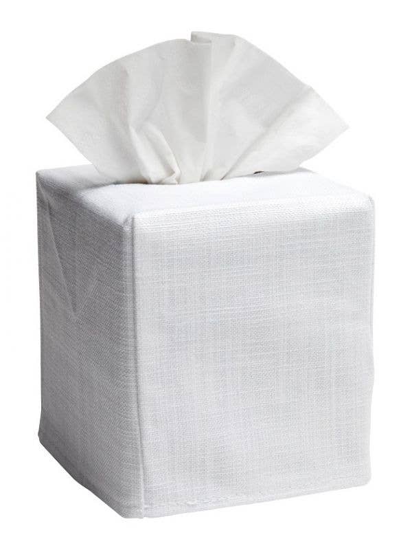 Embroidered Tissue Box Cover