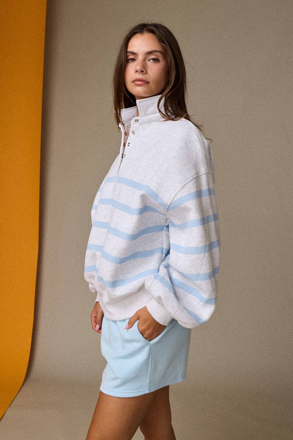 Addison Stripe Pullover