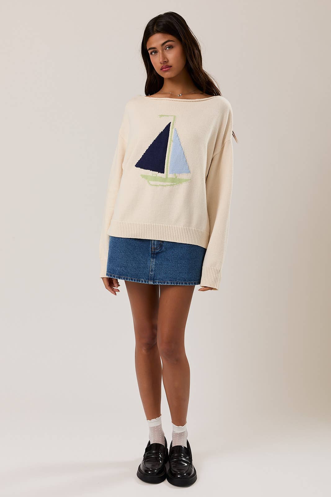 Boat Neck Sweater