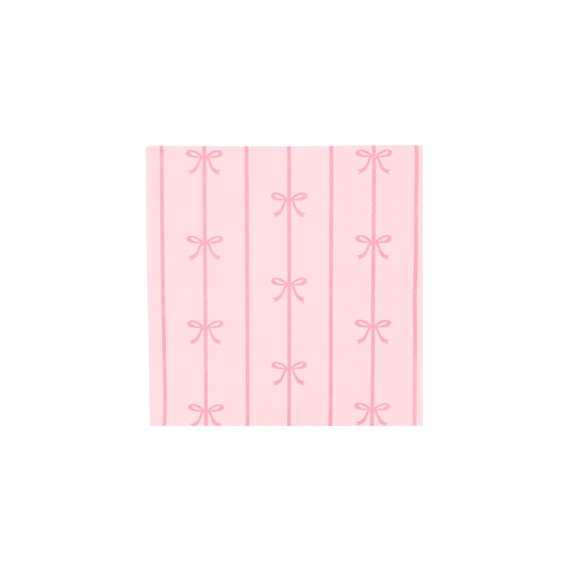 Petal Pink Signature Bow Small Napkins
