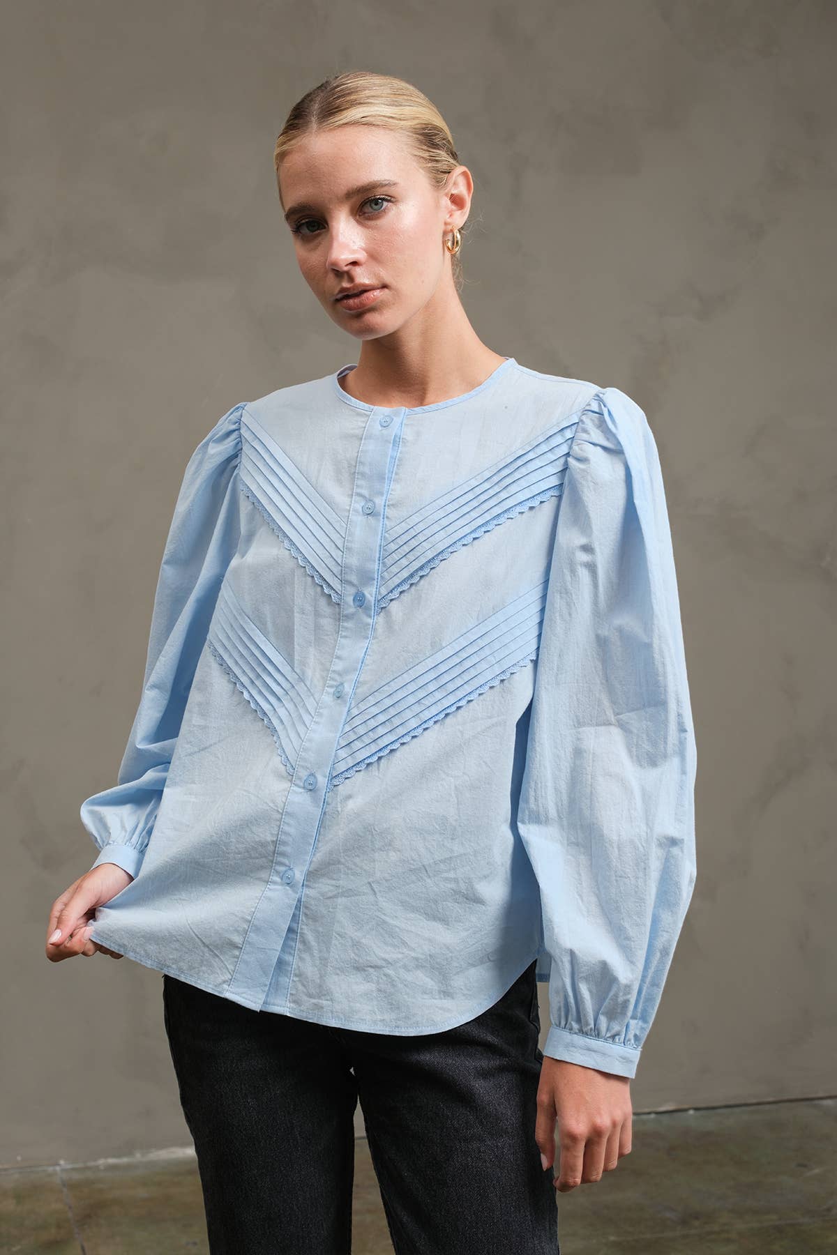 Classic Pintuck Blouse