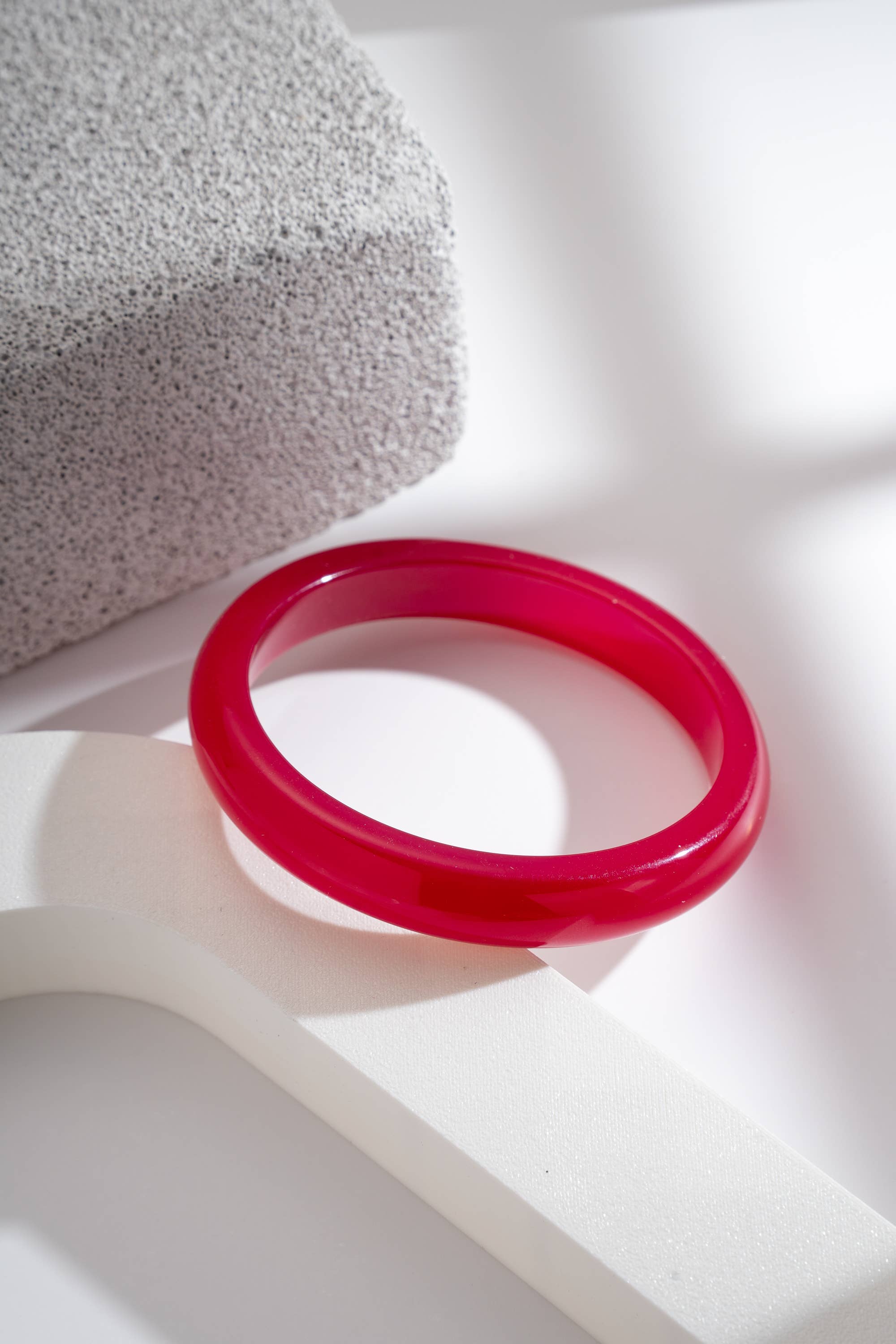 Thin Resin Marble Effect Bangle