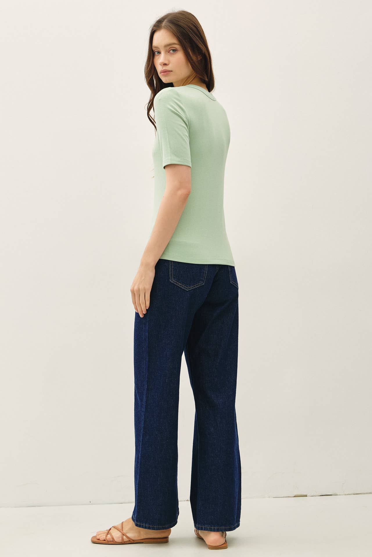 Ultra Soft Basic Short Sleeve Top