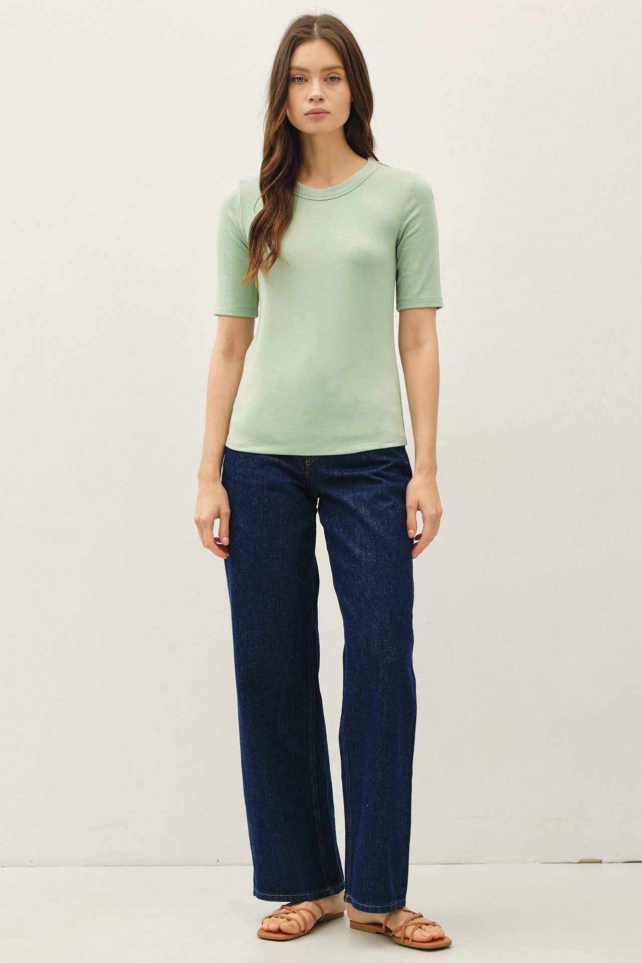 Ultra Soft Basic Short Sleeve Top