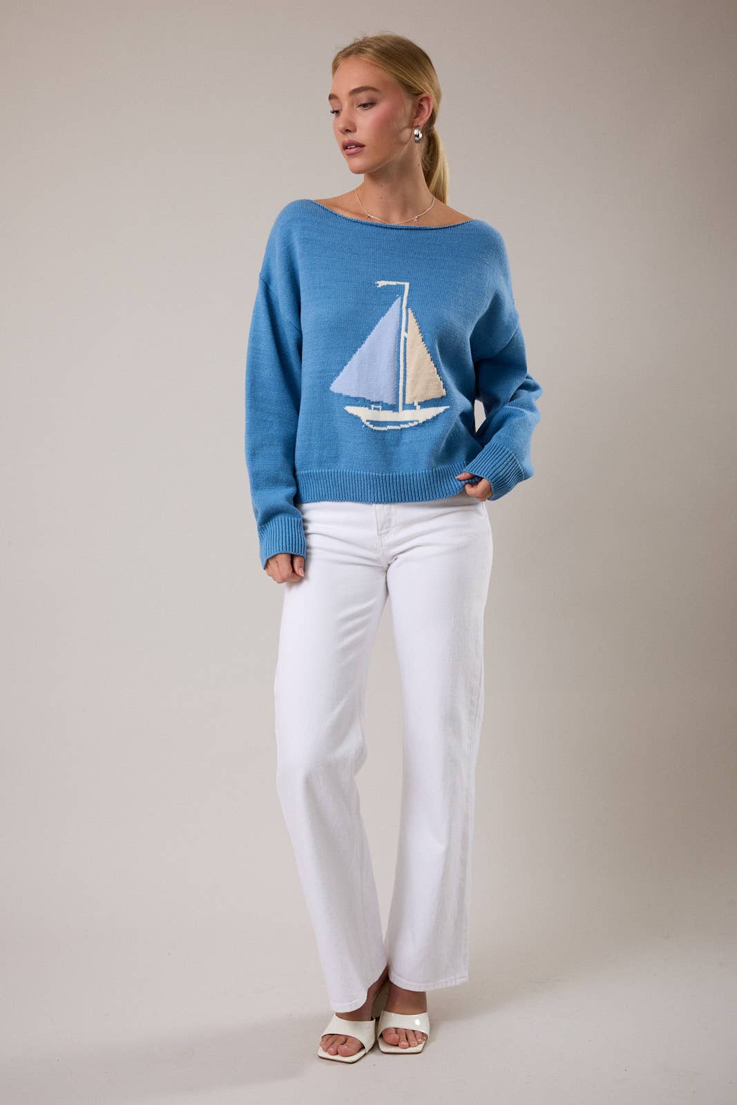 Boat Neck Sweater