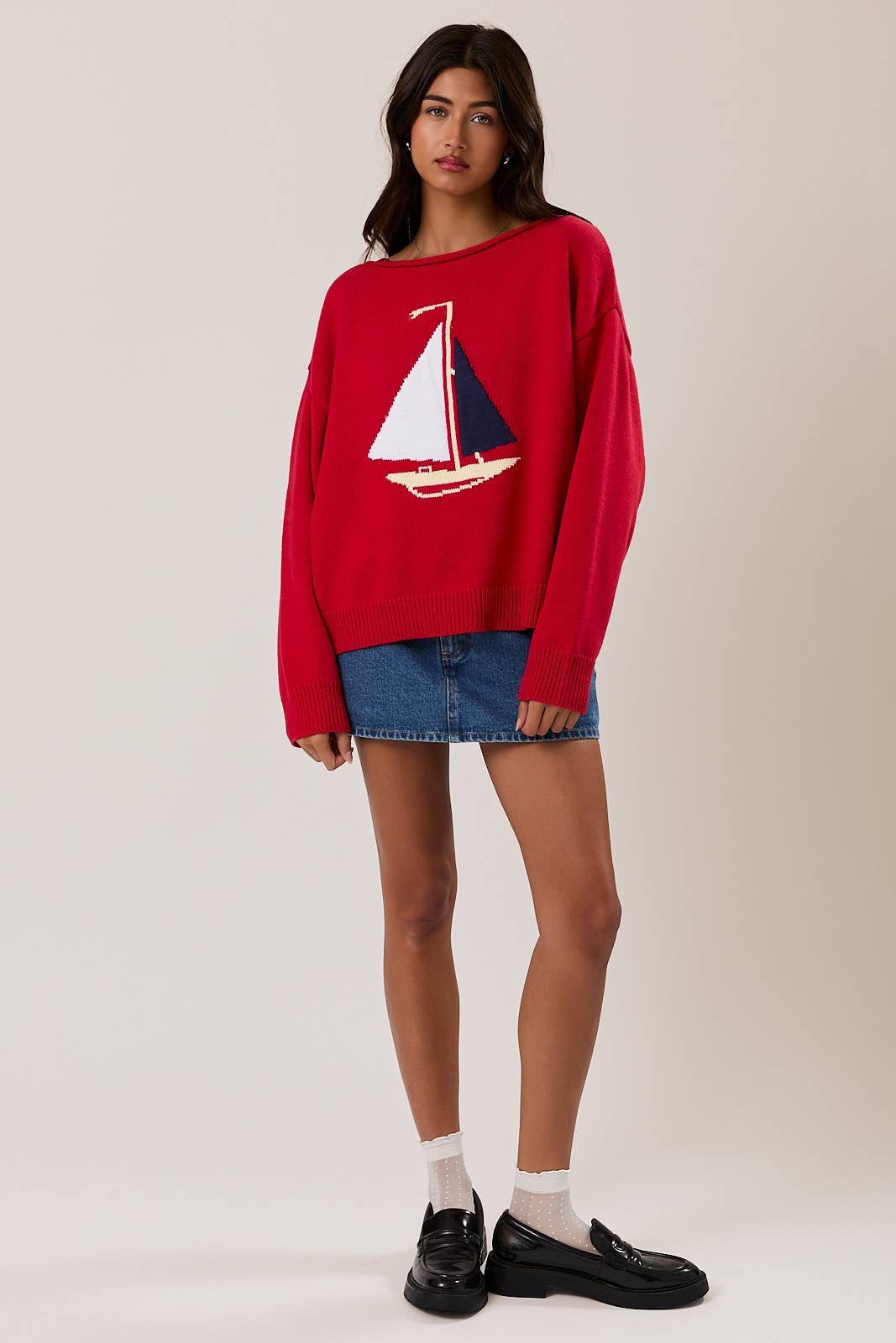 Boat Neck Sweater