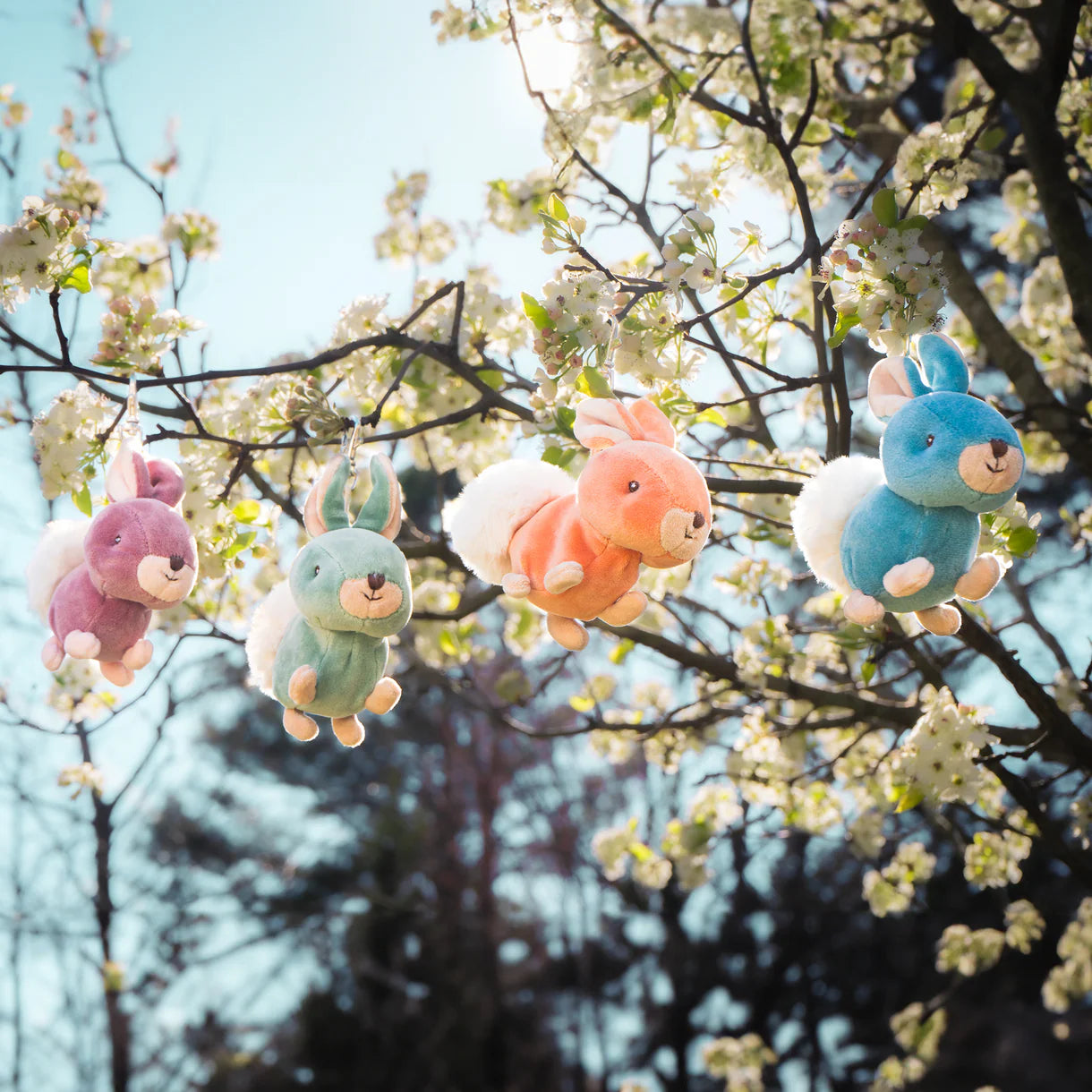 Bouncy Bunny Bag Charm in Assorted Colors