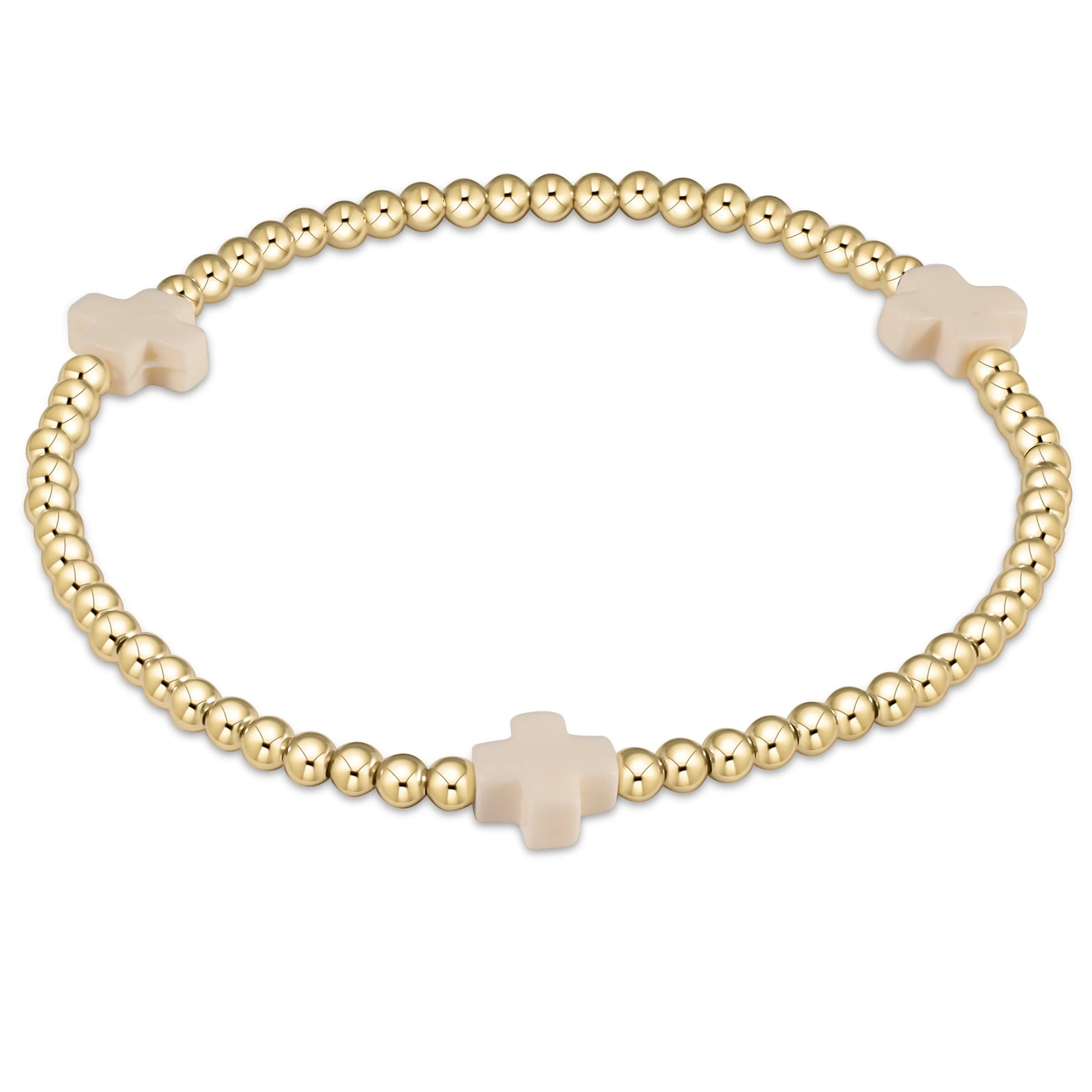 Enewton Signature Cross Gold Bracelet