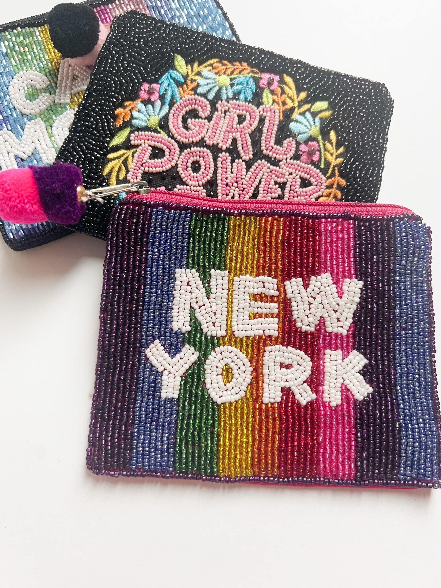 Beaded Zip Pouch for Her