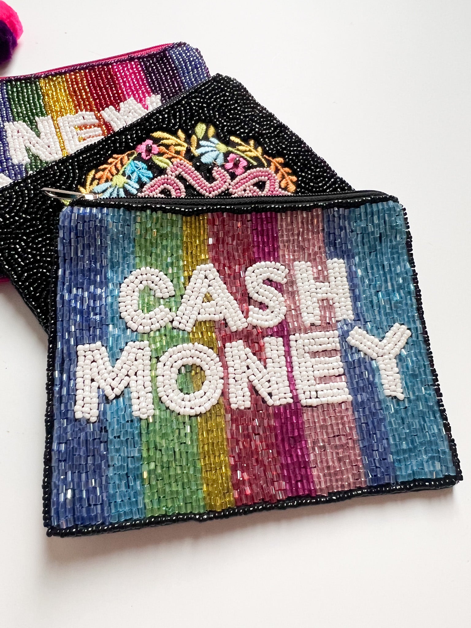 Beaded Zip Pouch for Her