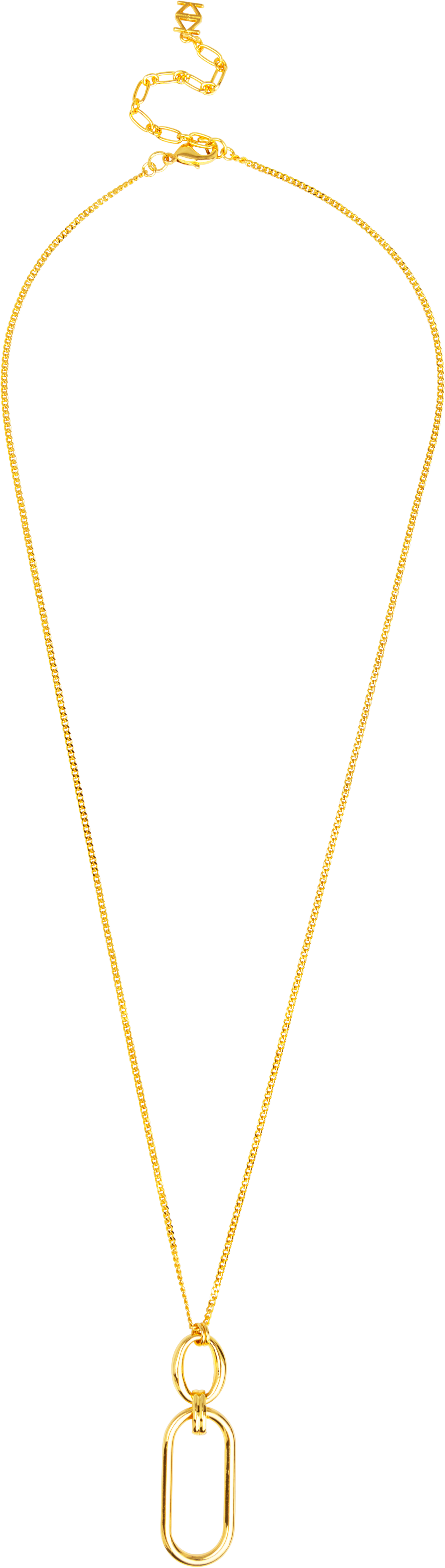 Gold Filled Drop Pendant Necklace