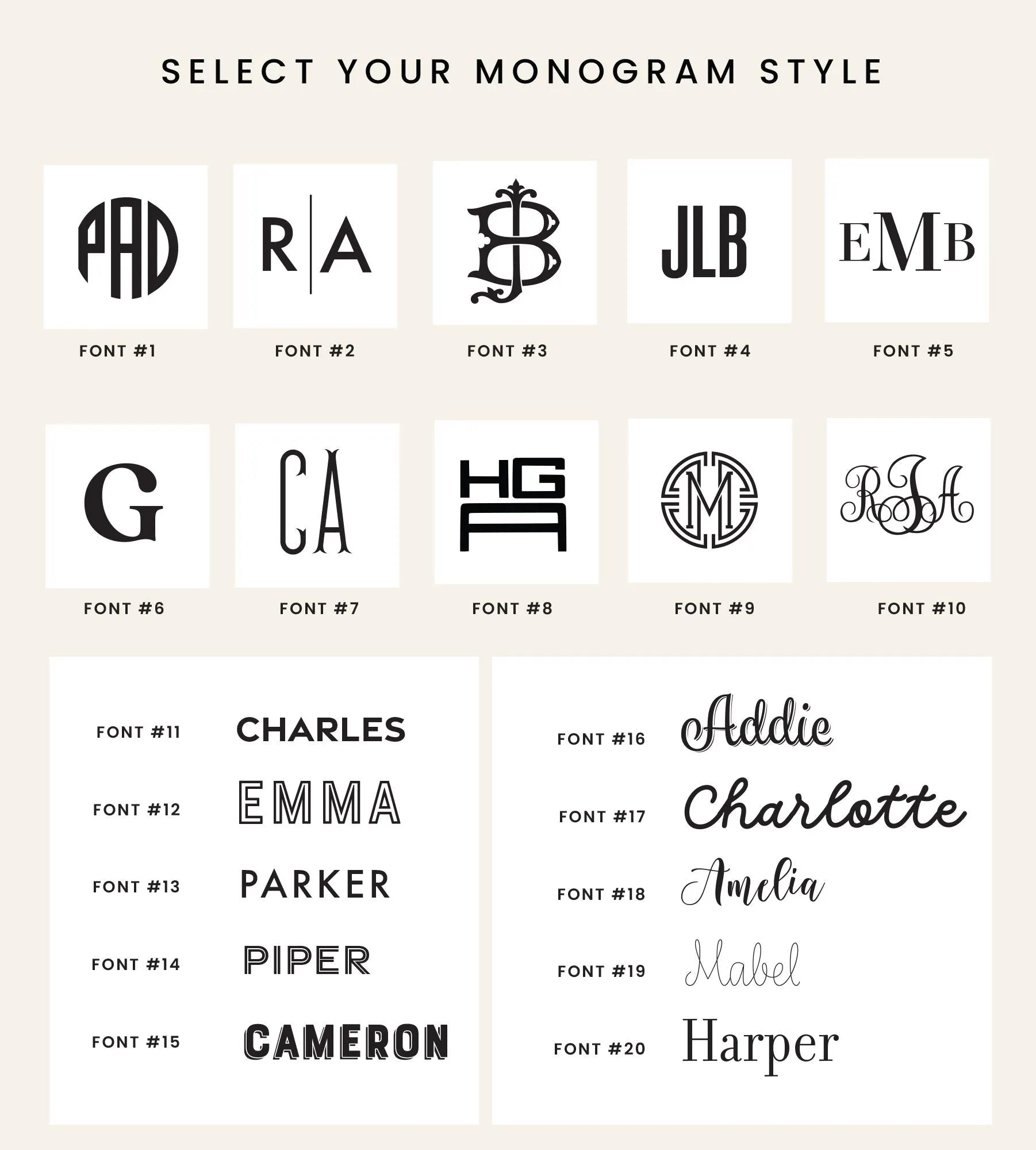 Custom Monogram Notepad