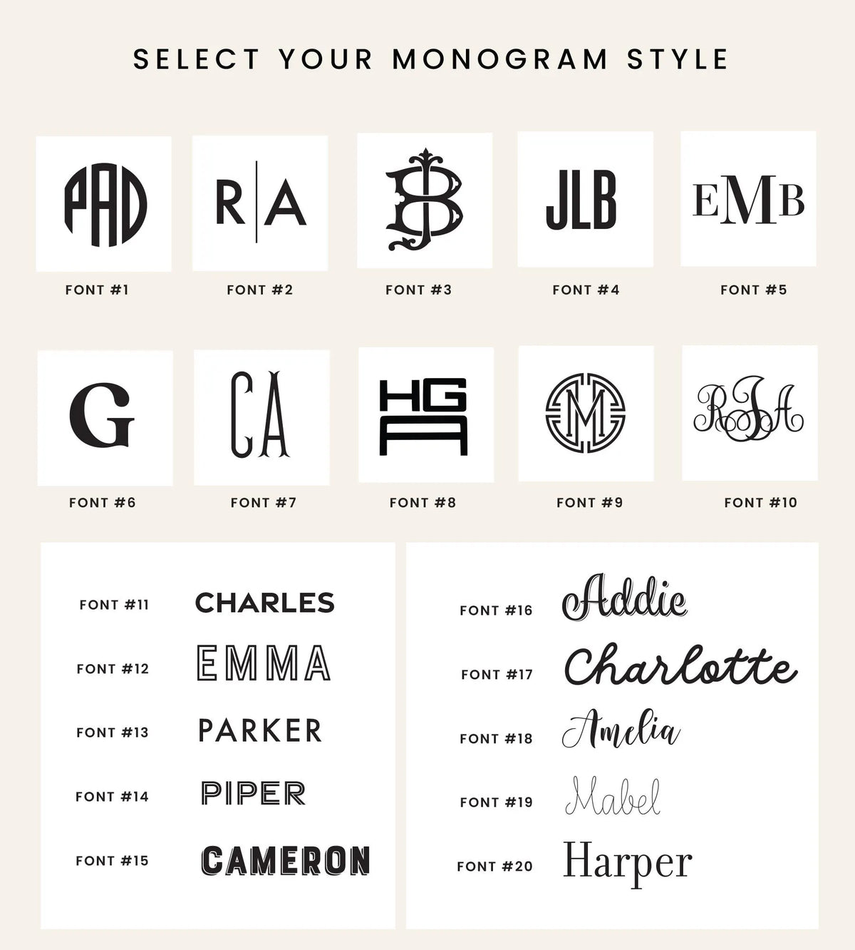 Custom Monogram Notepad