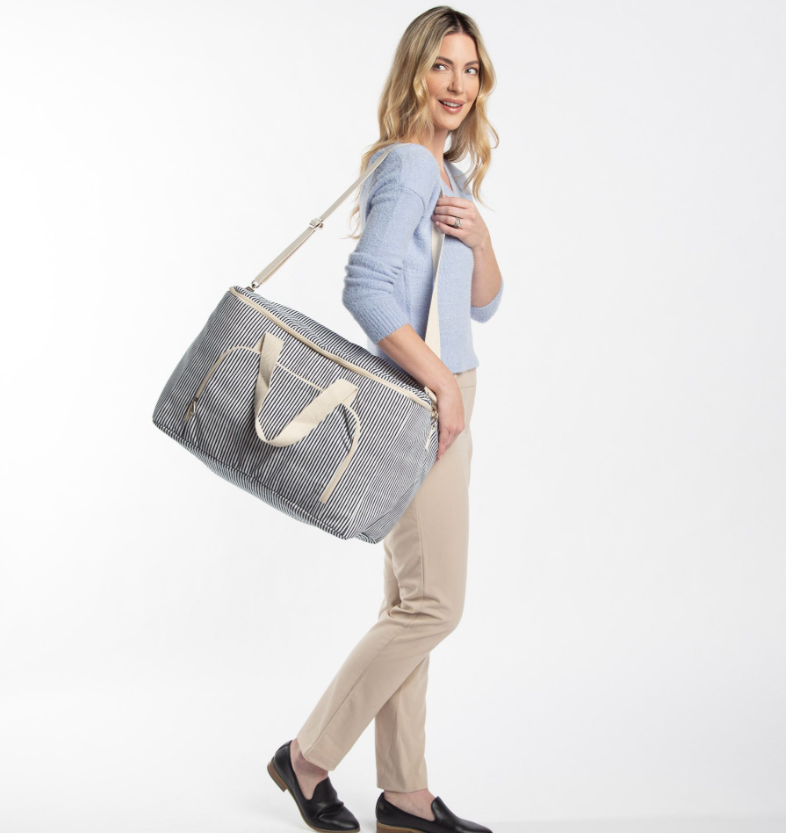 Stripes Box Cooler in Navy