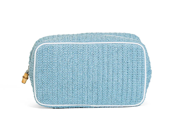 TRVL Coastal Straw Go Glam Pouches