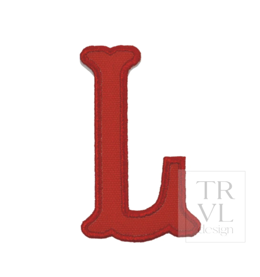 TRVL Applique Letters