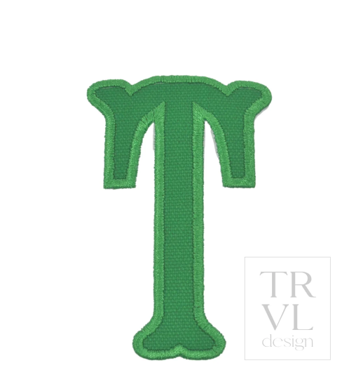 TRVL Applique Letters