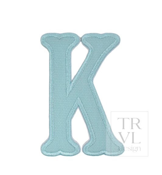 TRVL Applique Letters