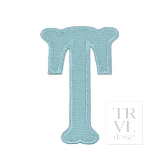 TRVL Applique Letters