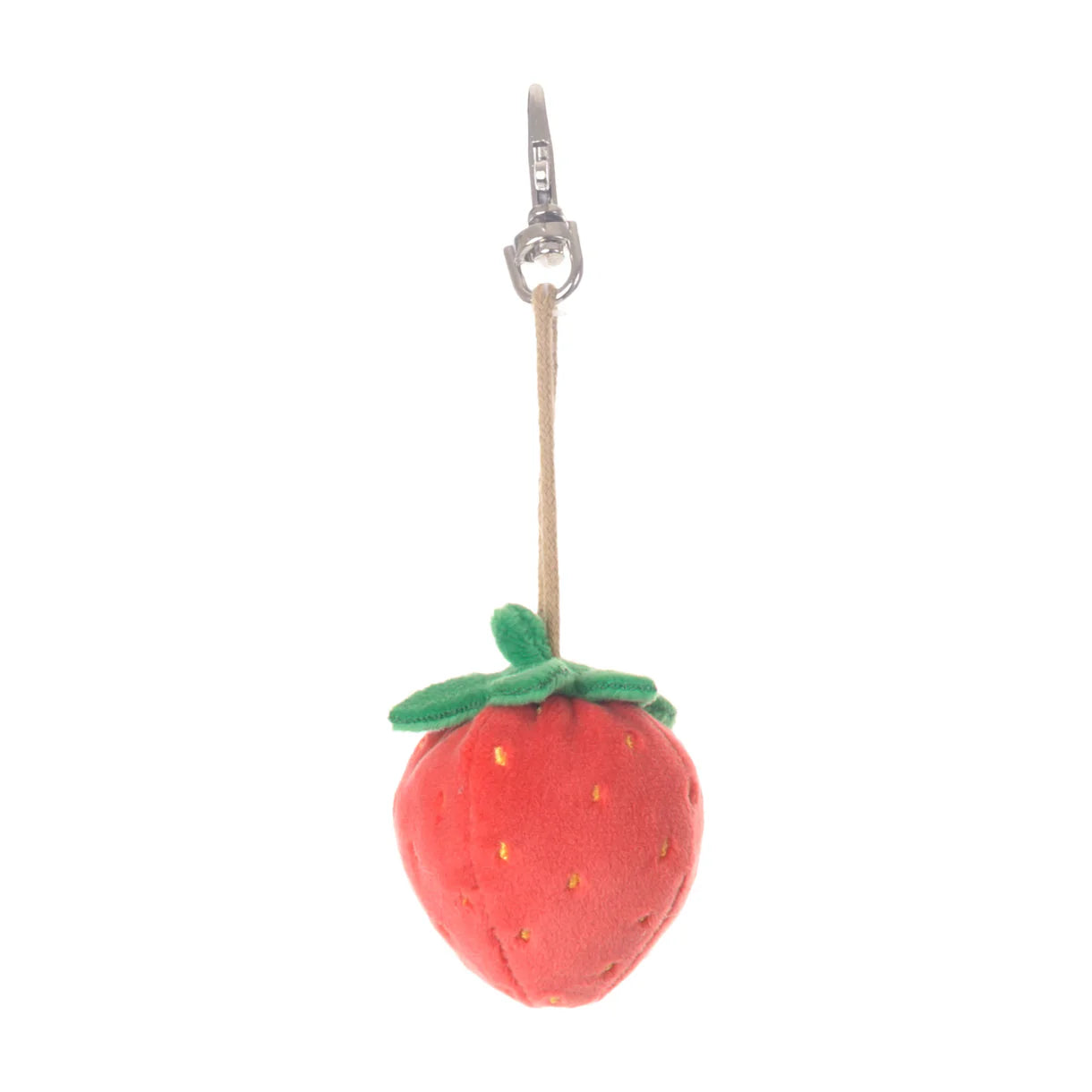 Plush Strawberry Bag Charm