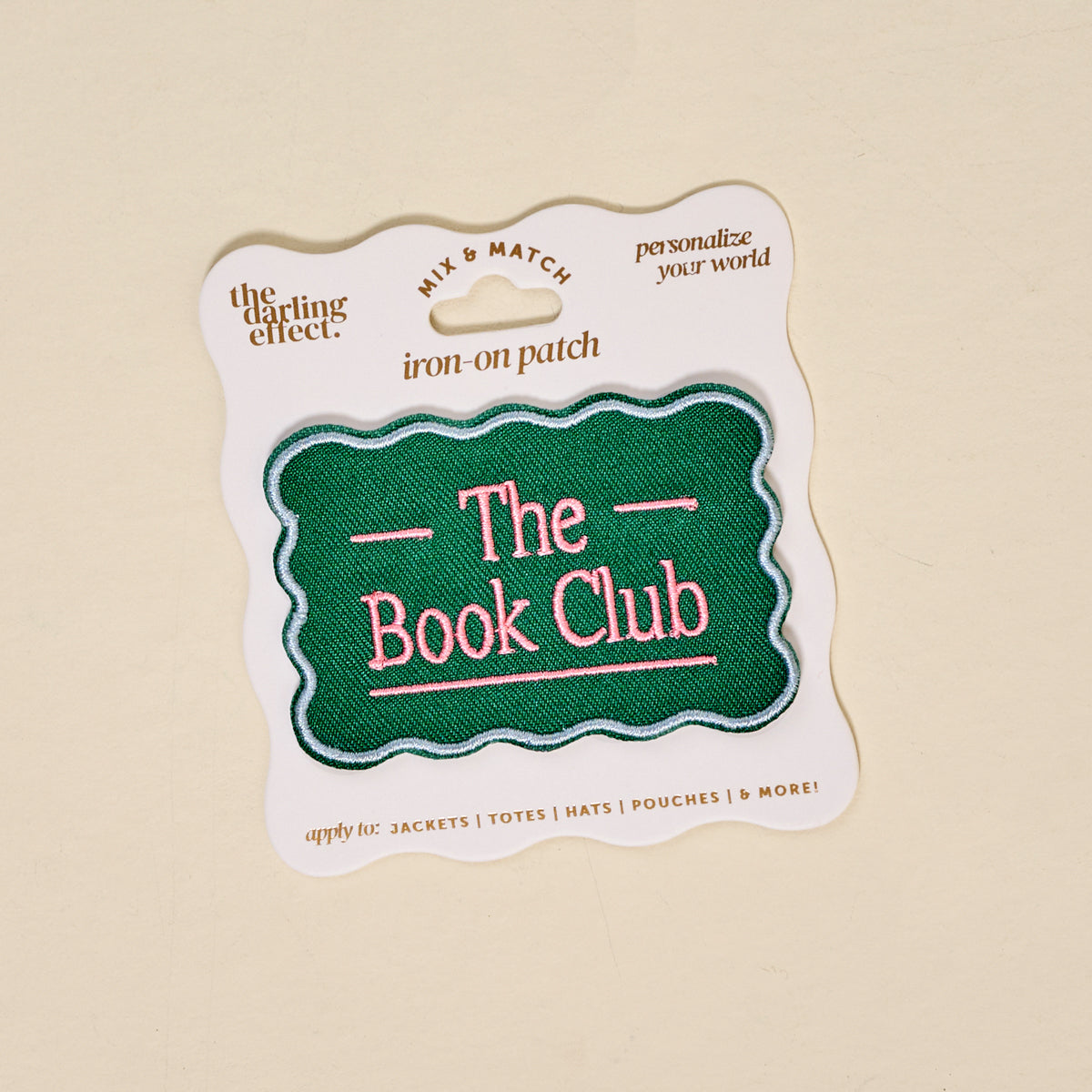Mix & Match Iron-On Patch-The Book Club