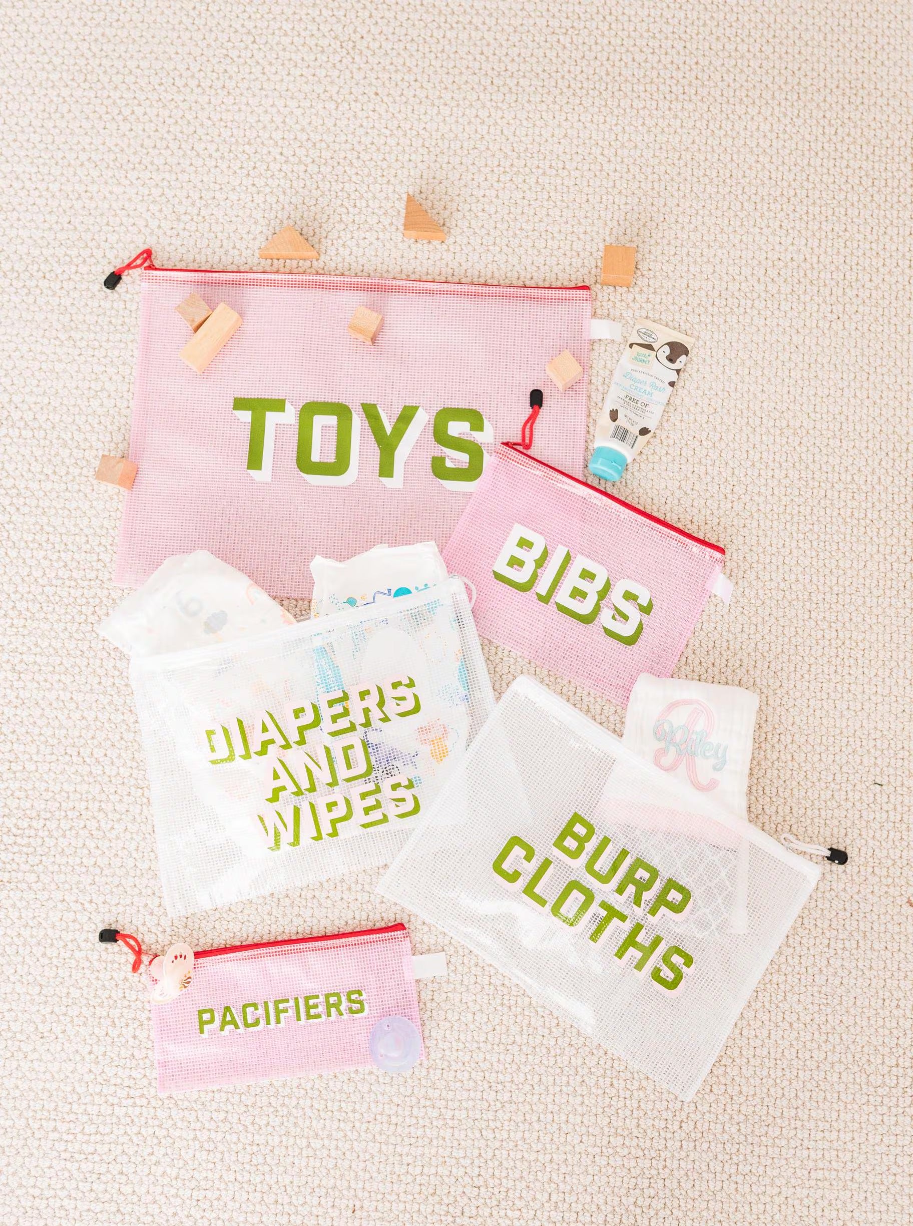 Mesh Pouch Organizer Bags for Baby