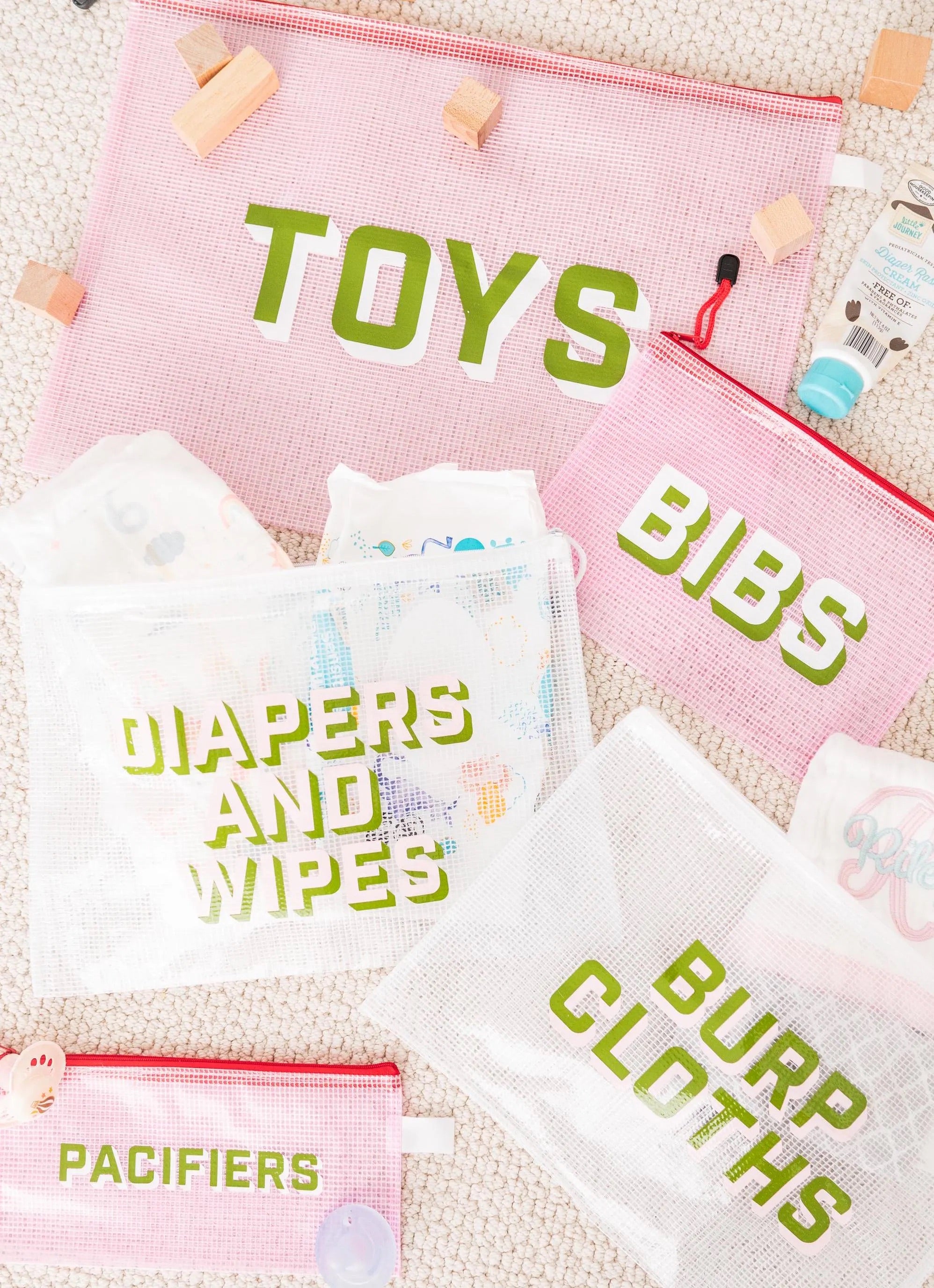 Mesh Pouch Organizer Bags for Baby