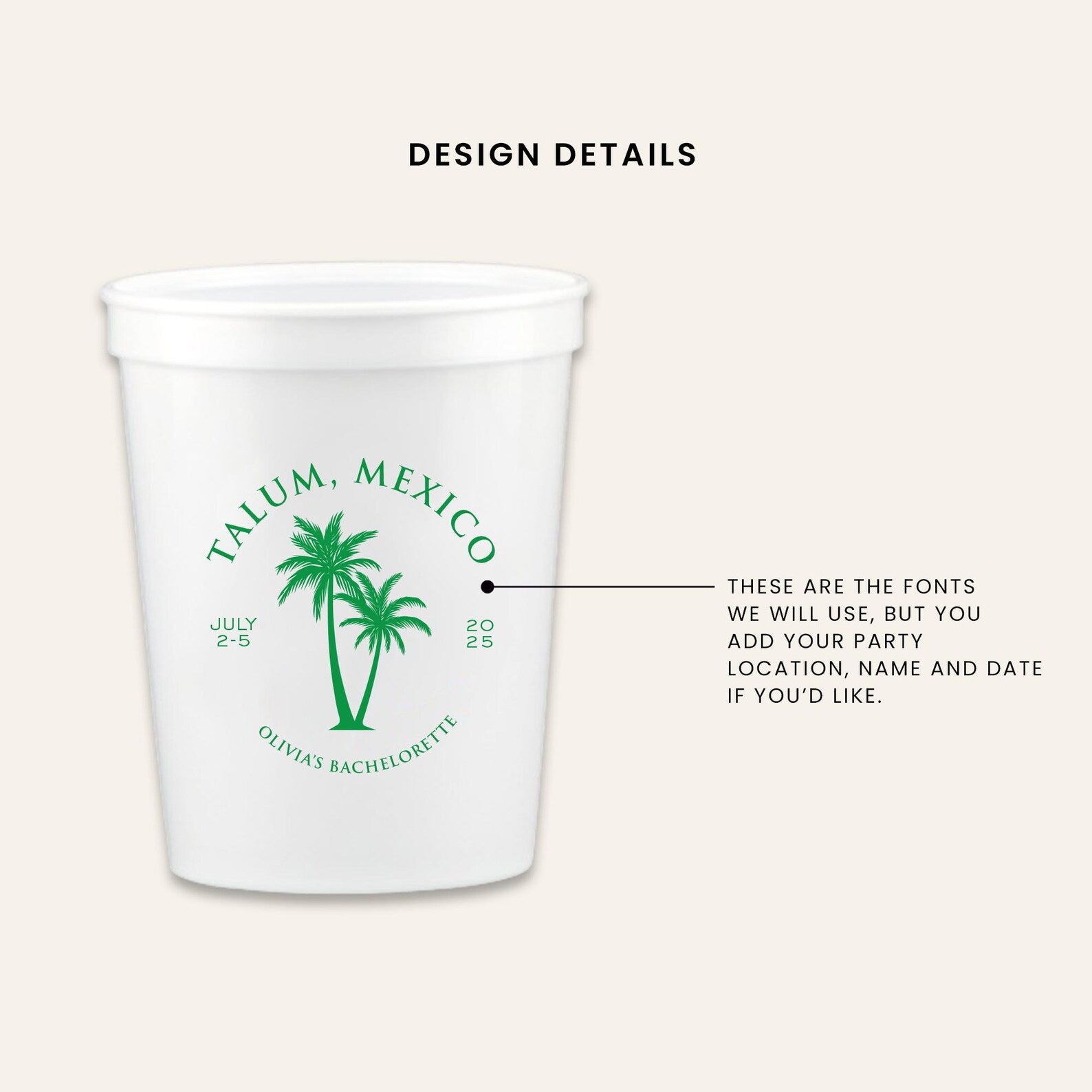 Bachelorette Party Custom Plastic Cups