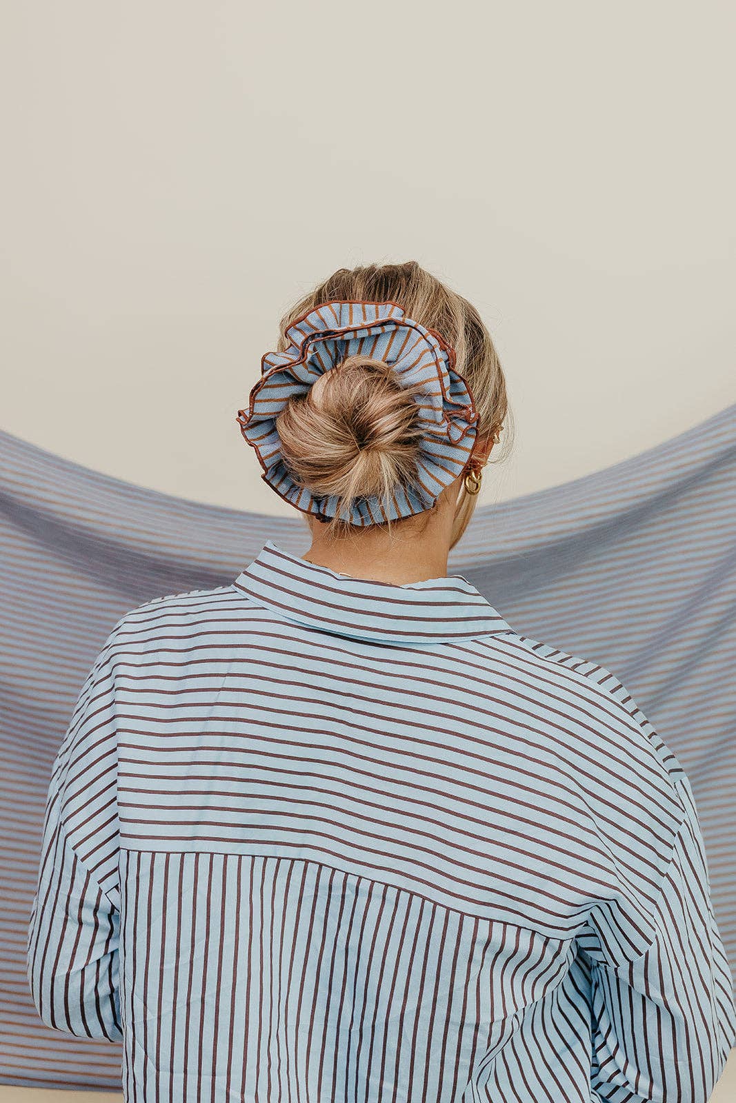 KAXI Striped Corset Scrunchie