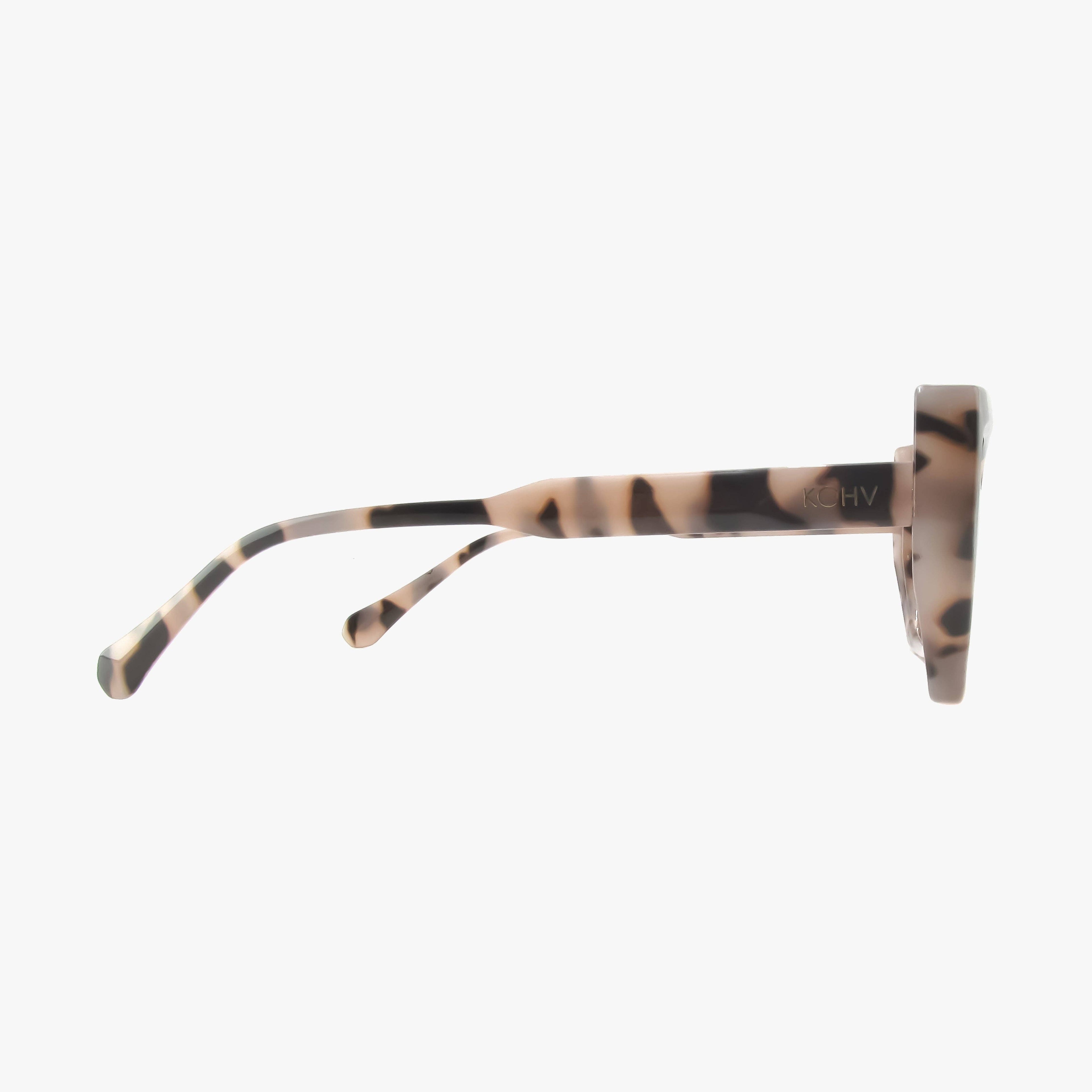 Nova Silt Tortoise Geometric Cat Eye Fashion Sunglasses