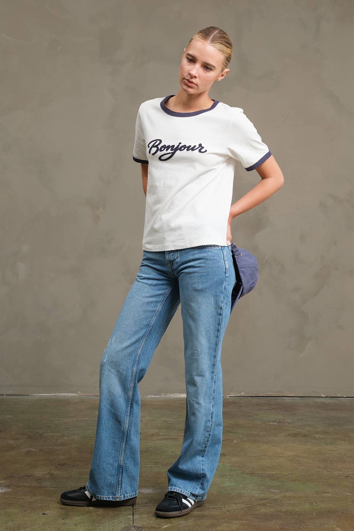 Bonjour Contrast Ringer Tee