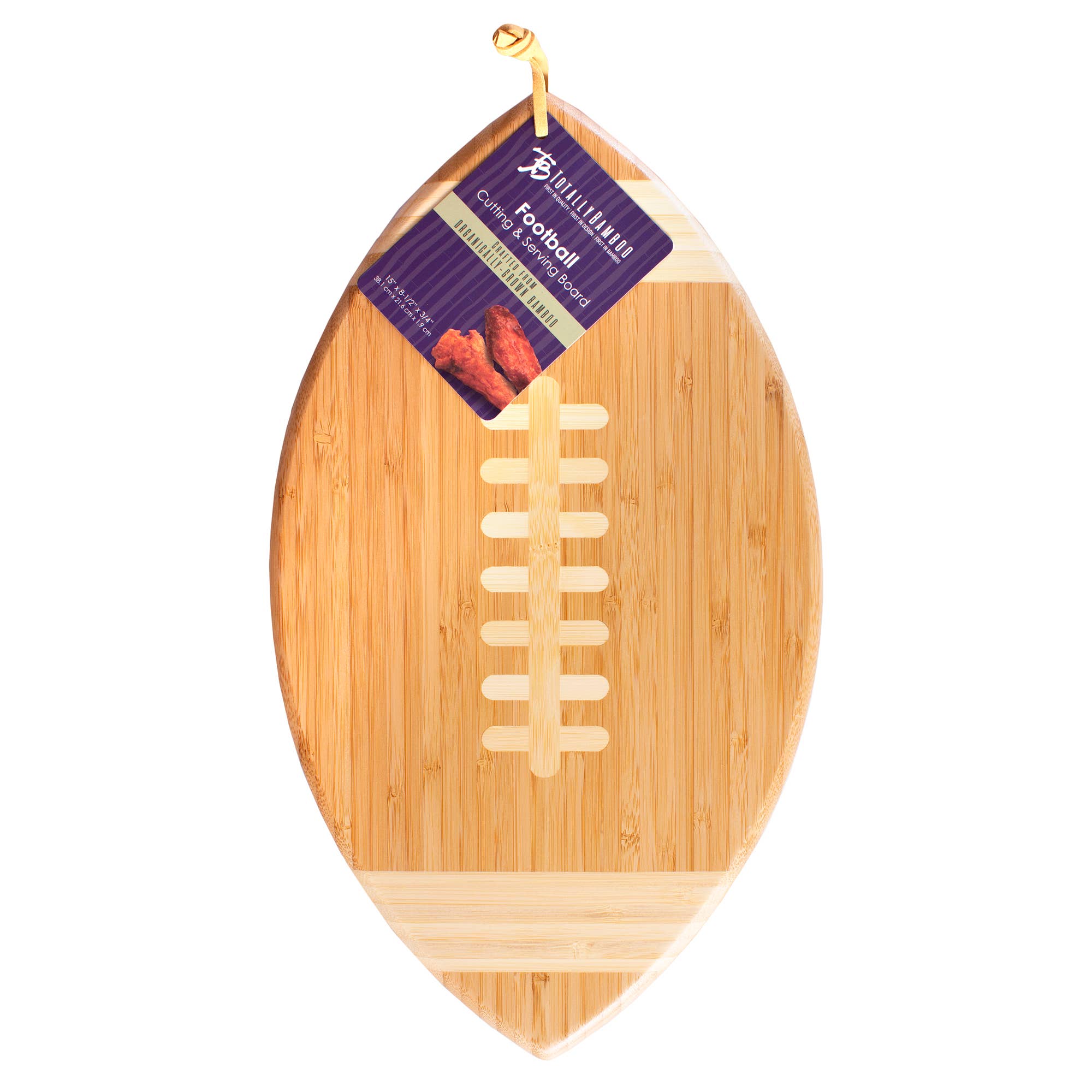 Football Shaped Cutting Board & Charcuterie Serving Tray