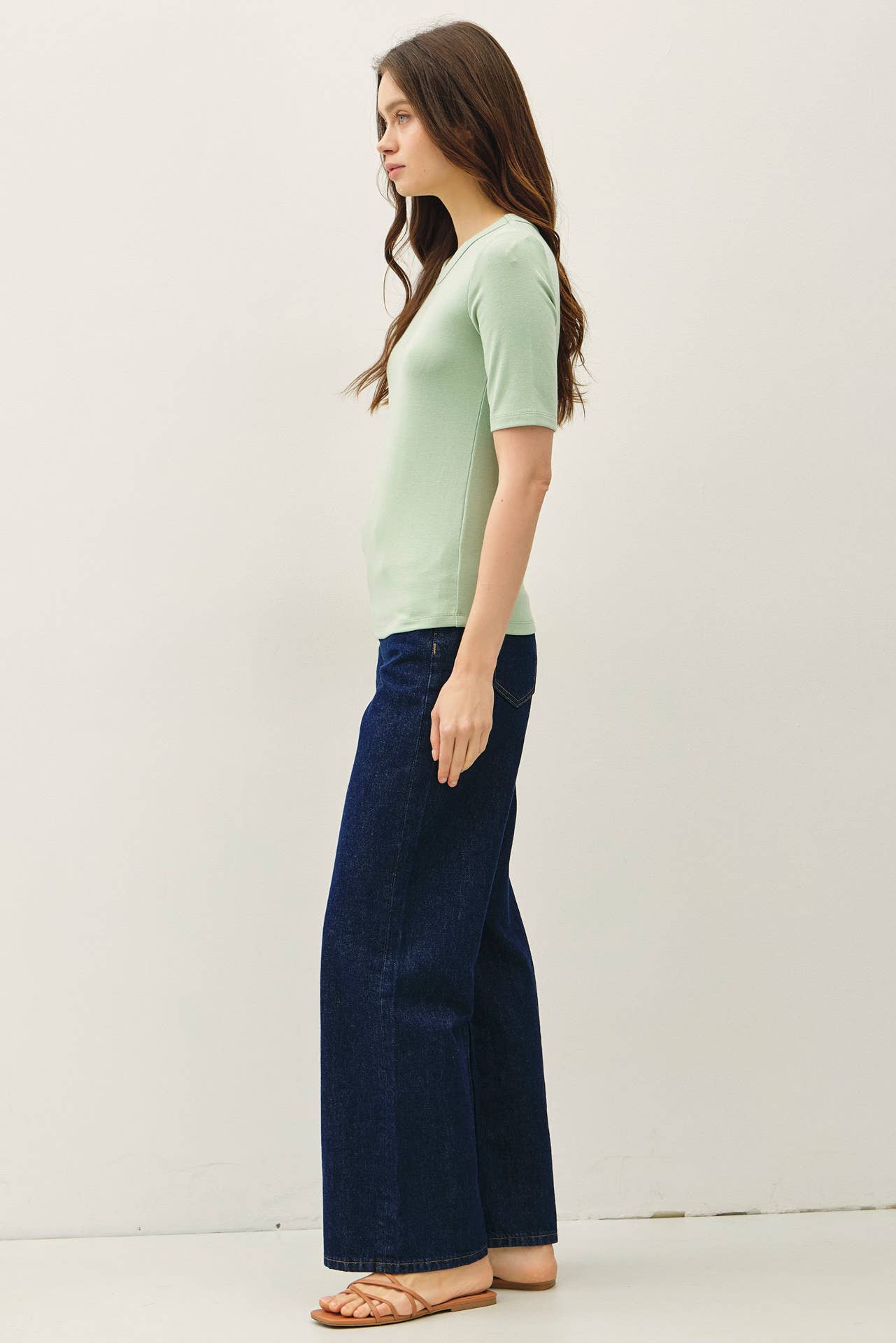 Ultra Soft Basic Short Sleeve Top