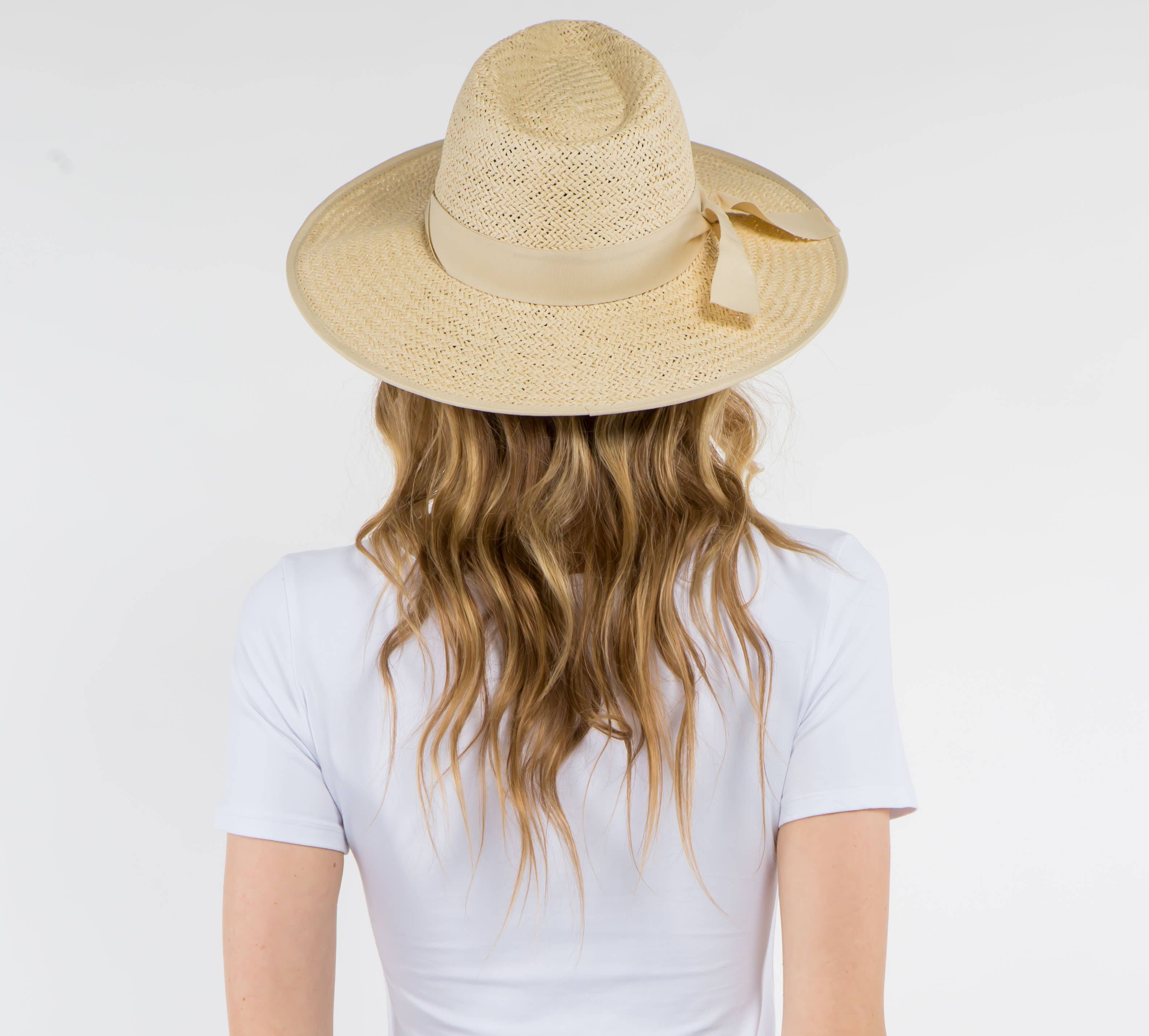 Fedora Flat Brim Hat Spring