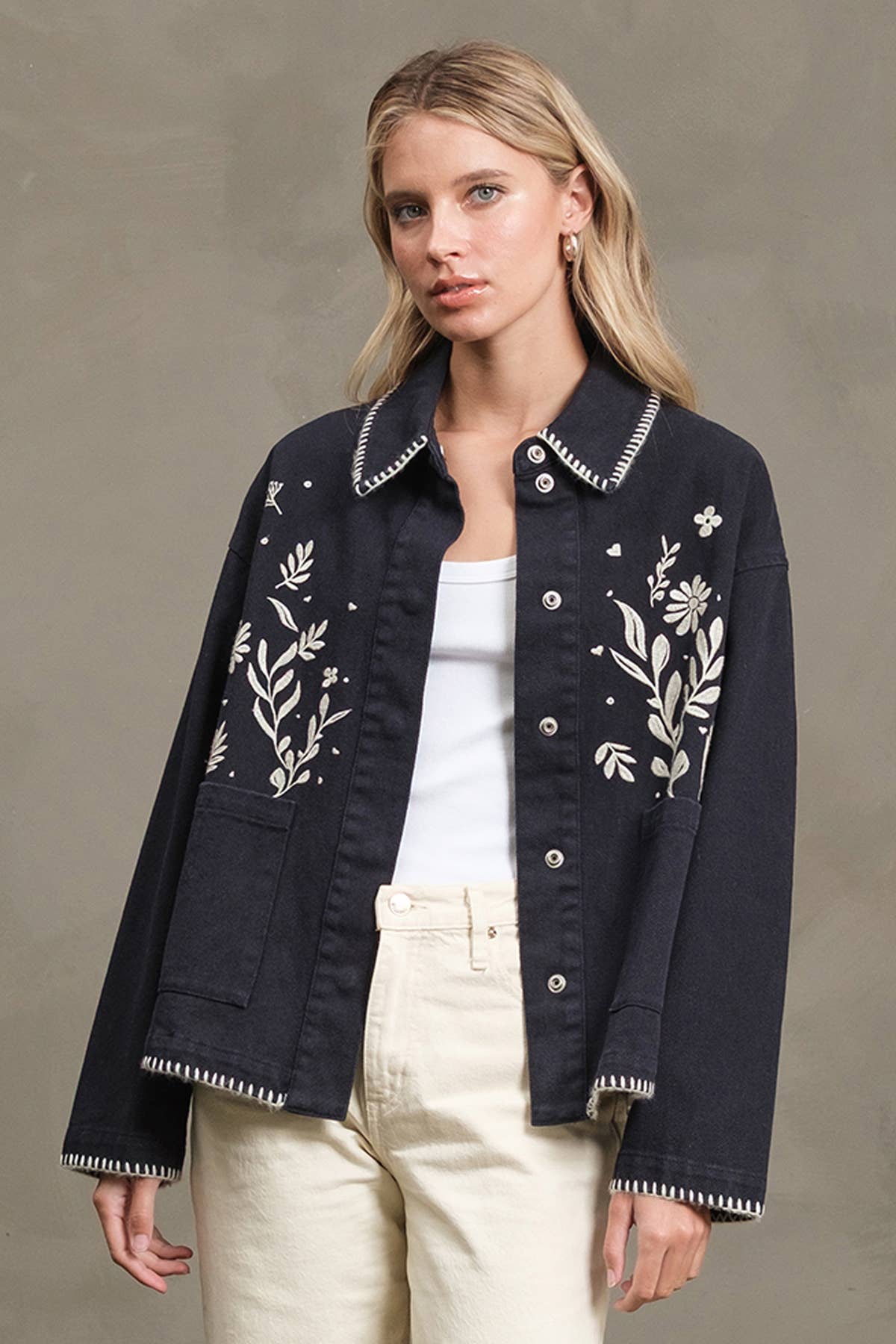 Embroidered Folk Jacket