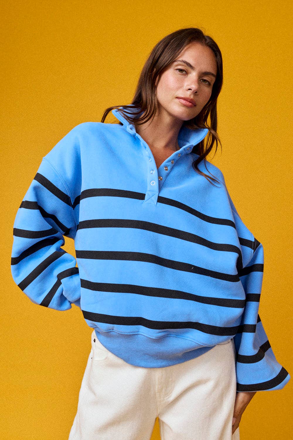 Addison Stripe Pullover