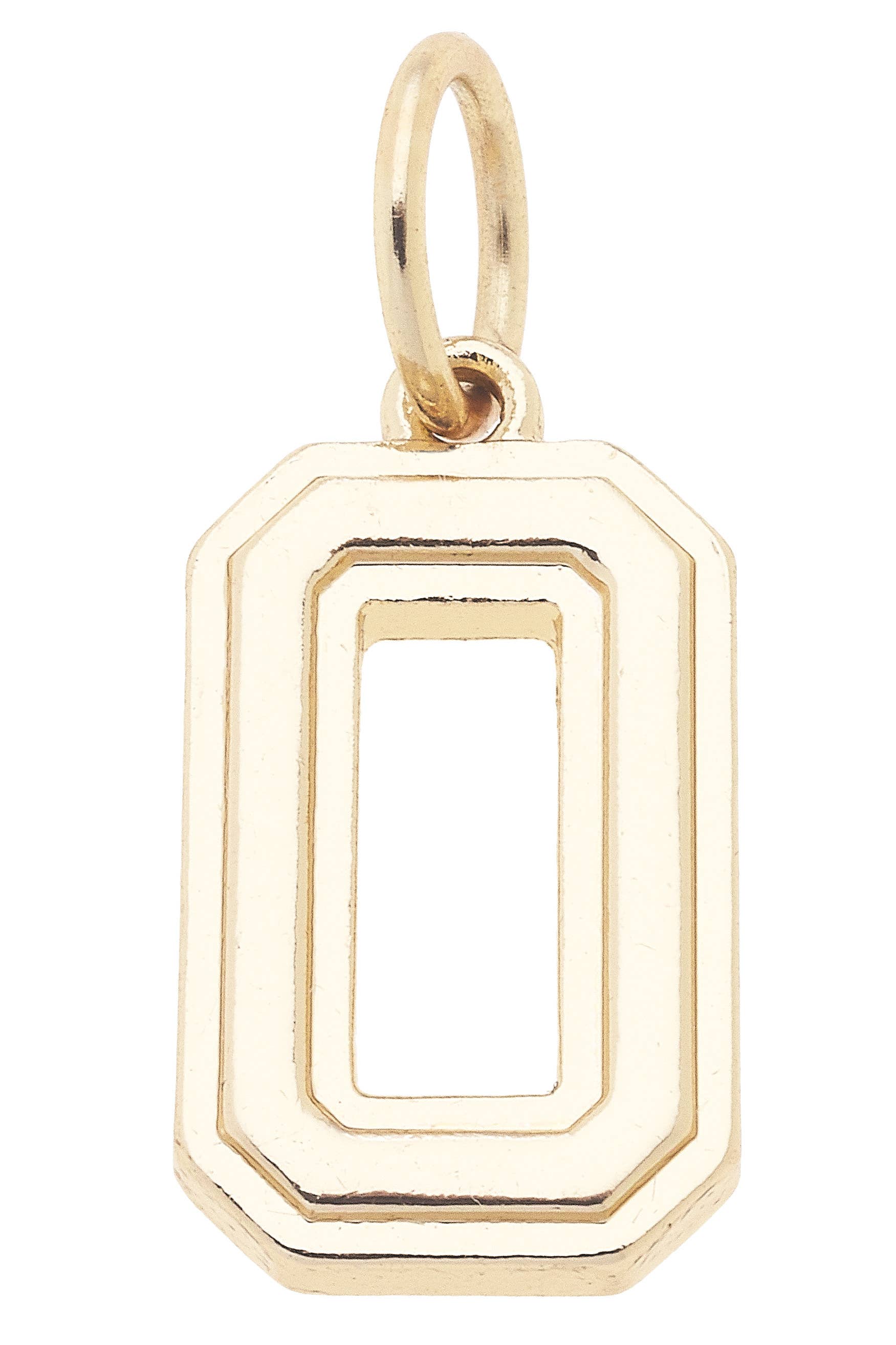 Number Charm in Shiny Gold