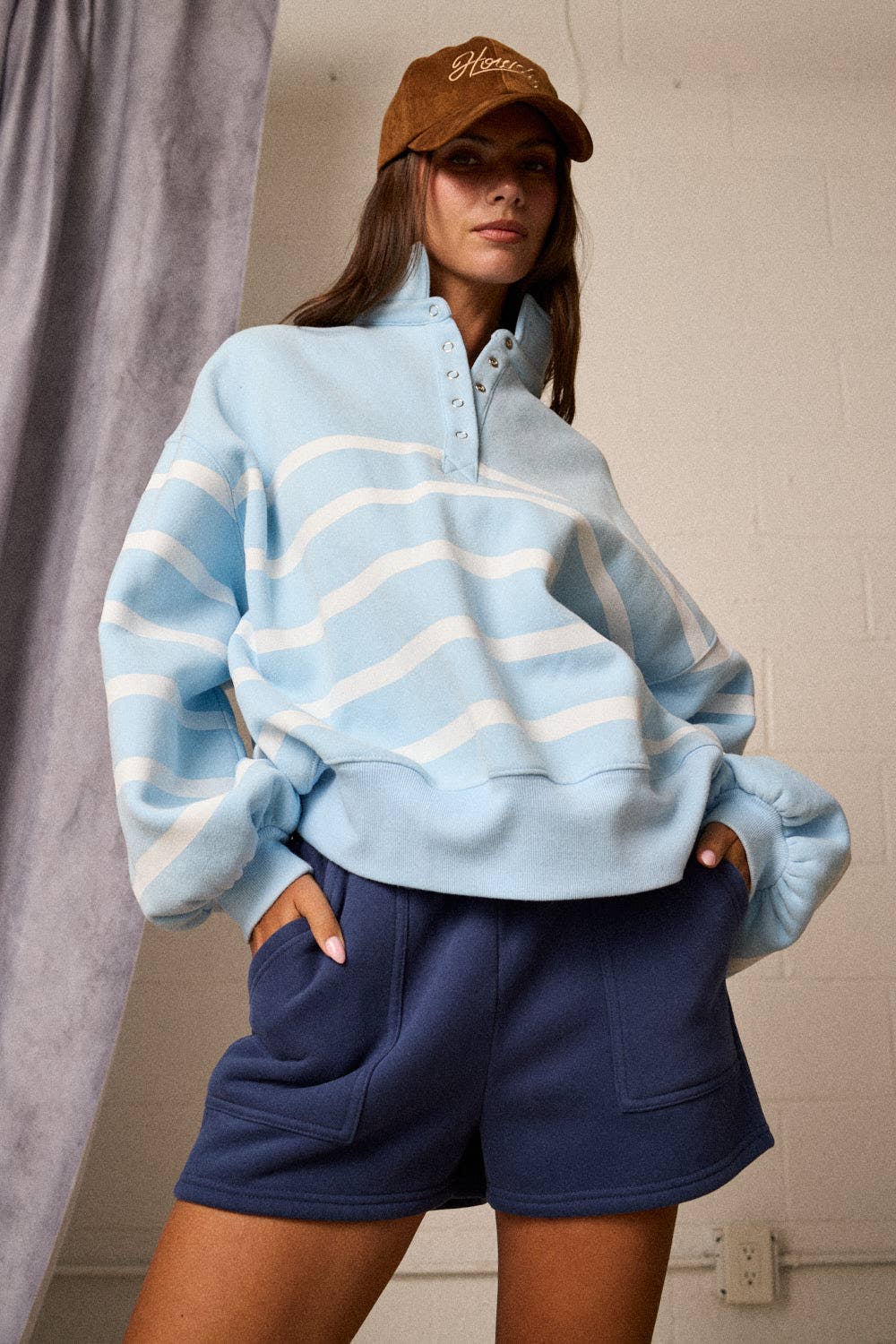 Addison Stripe Pullover