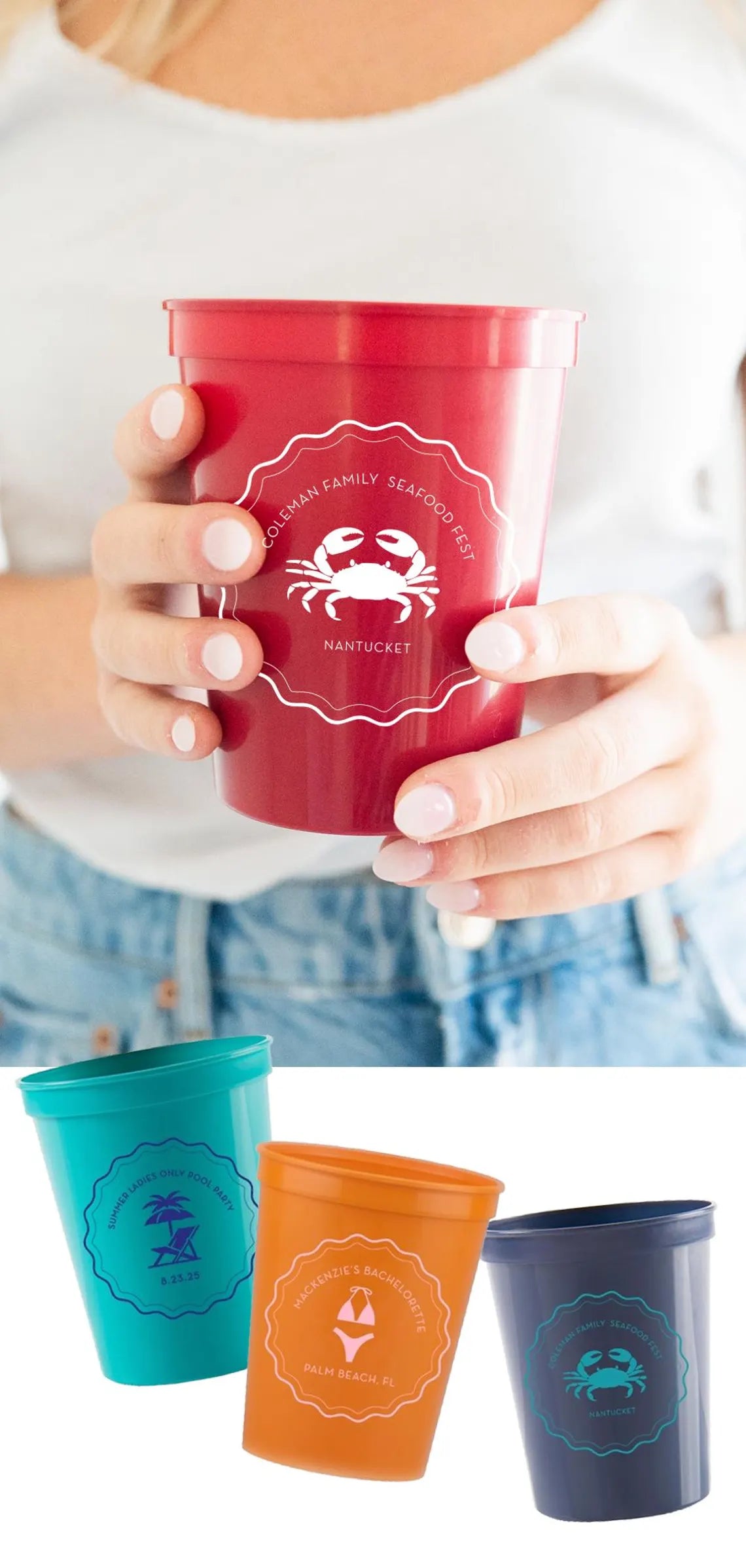 Girls Trip Personalized Party Cups
