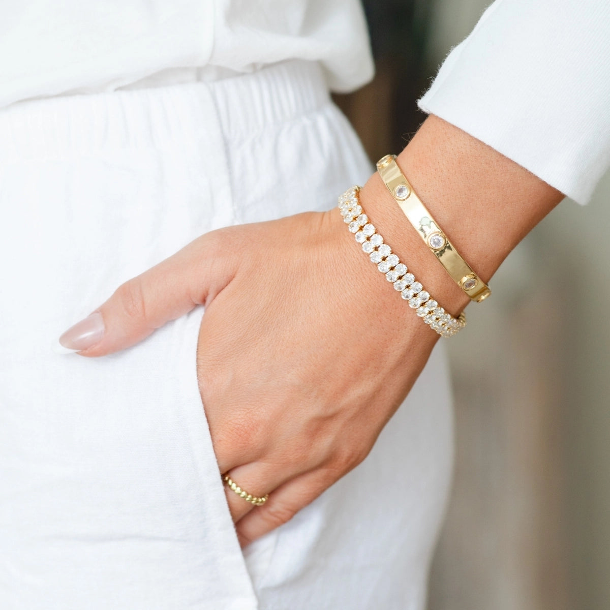 Gold Cuff Bracelet