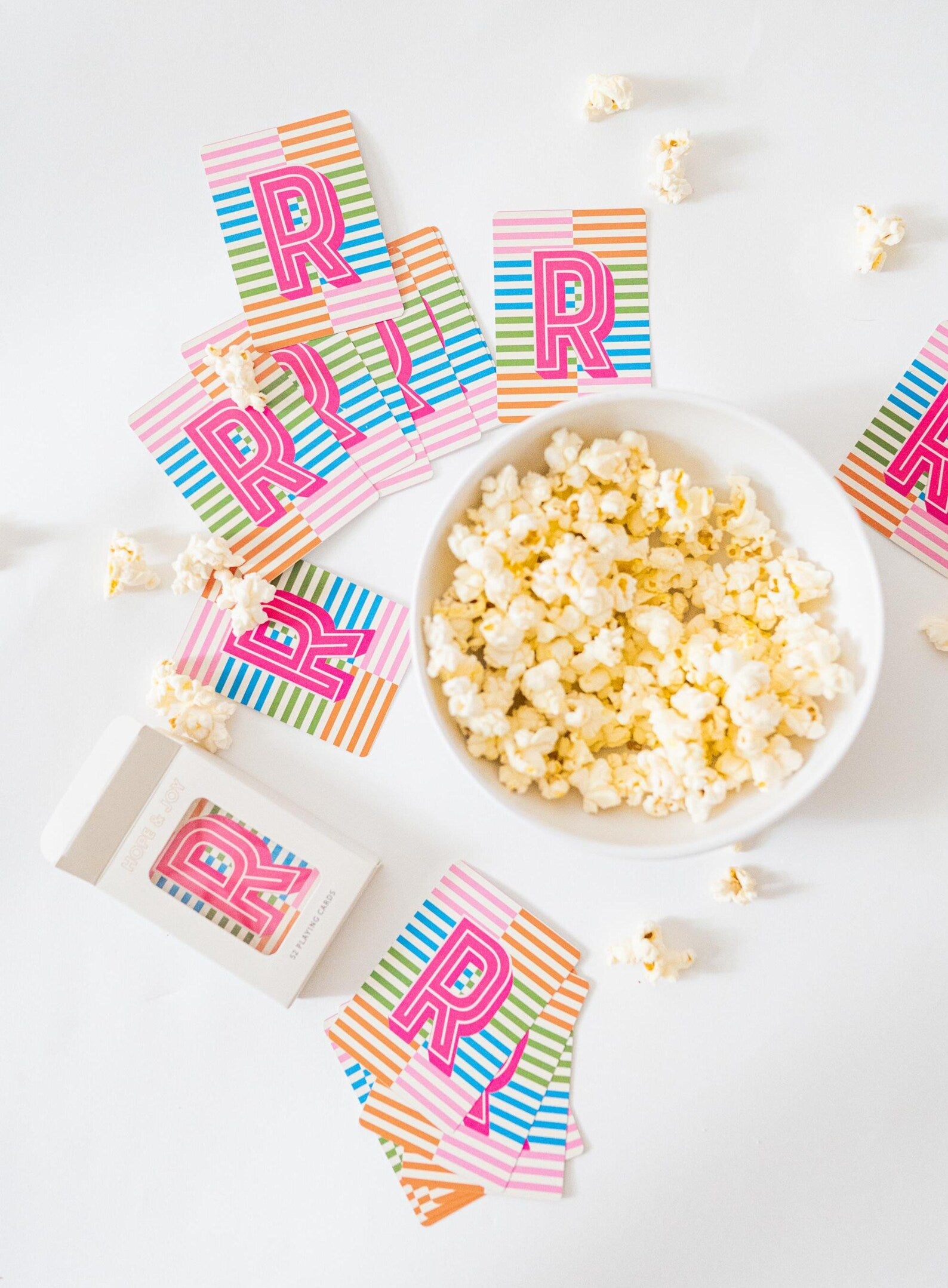 Personalized Striped Playing Cards