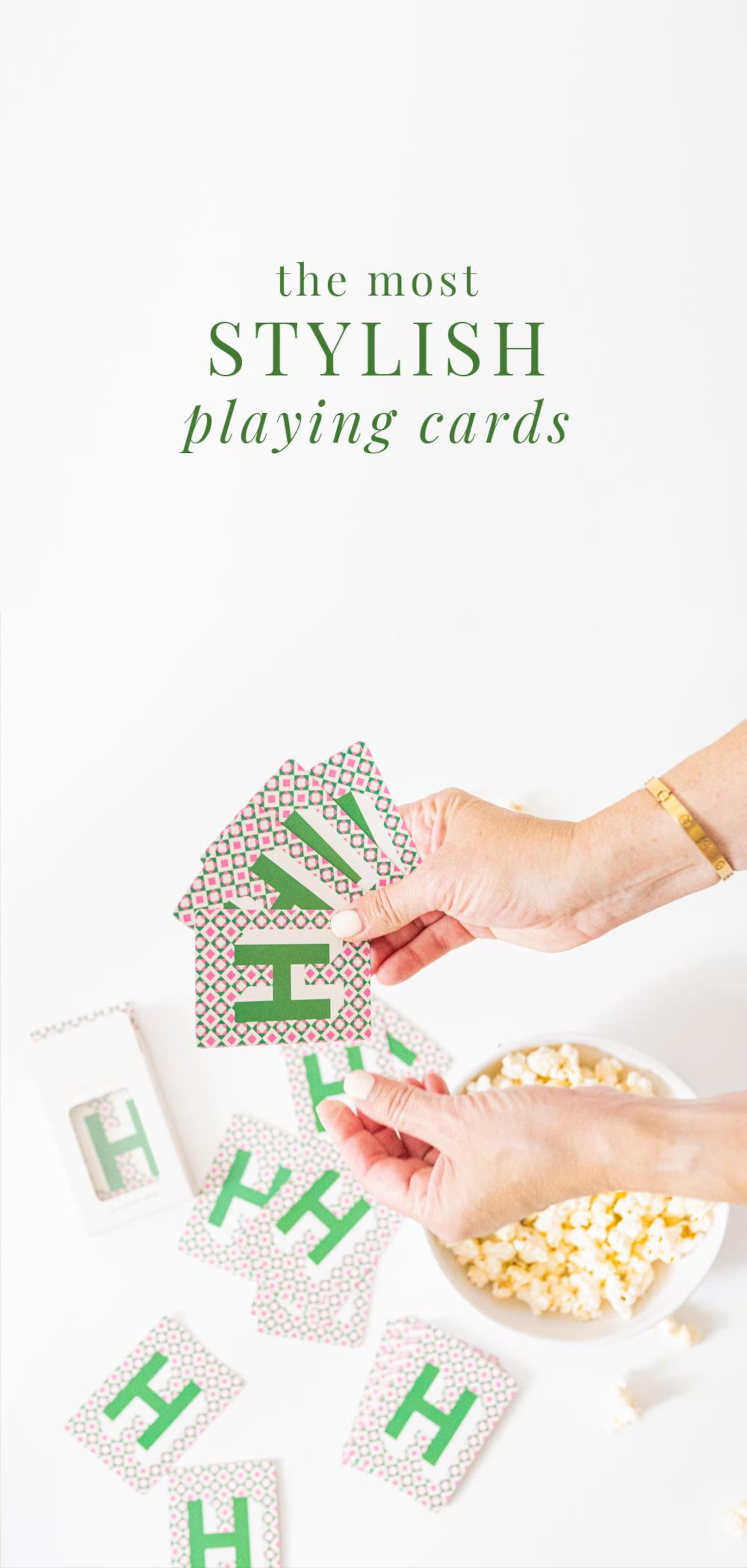 Colorful Preppy Playing Cards