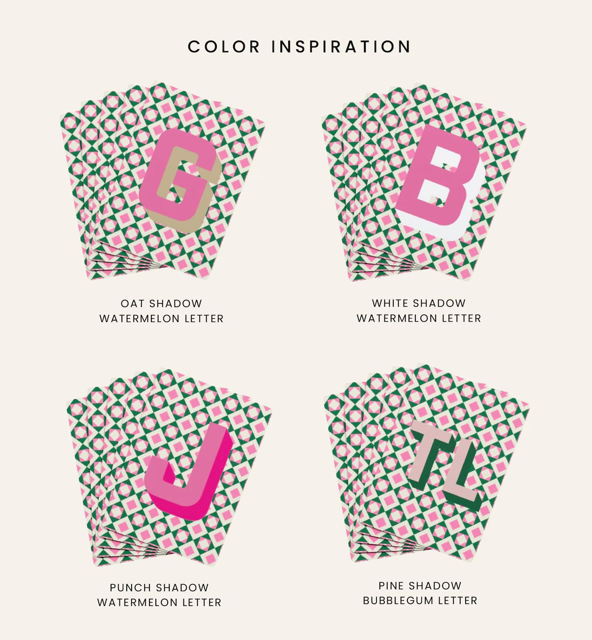 Colorful Preppy Playing Cards