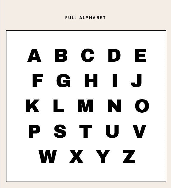 Alphabet