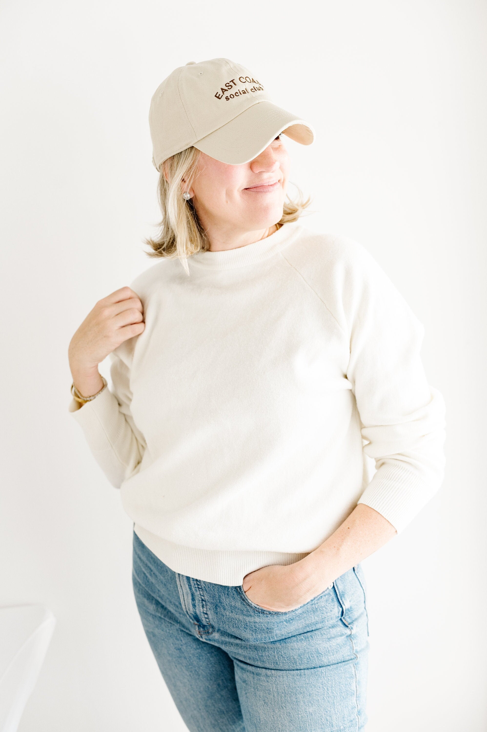 East Coast Social Club Embroidered Baseball Cap - FINAL SALE