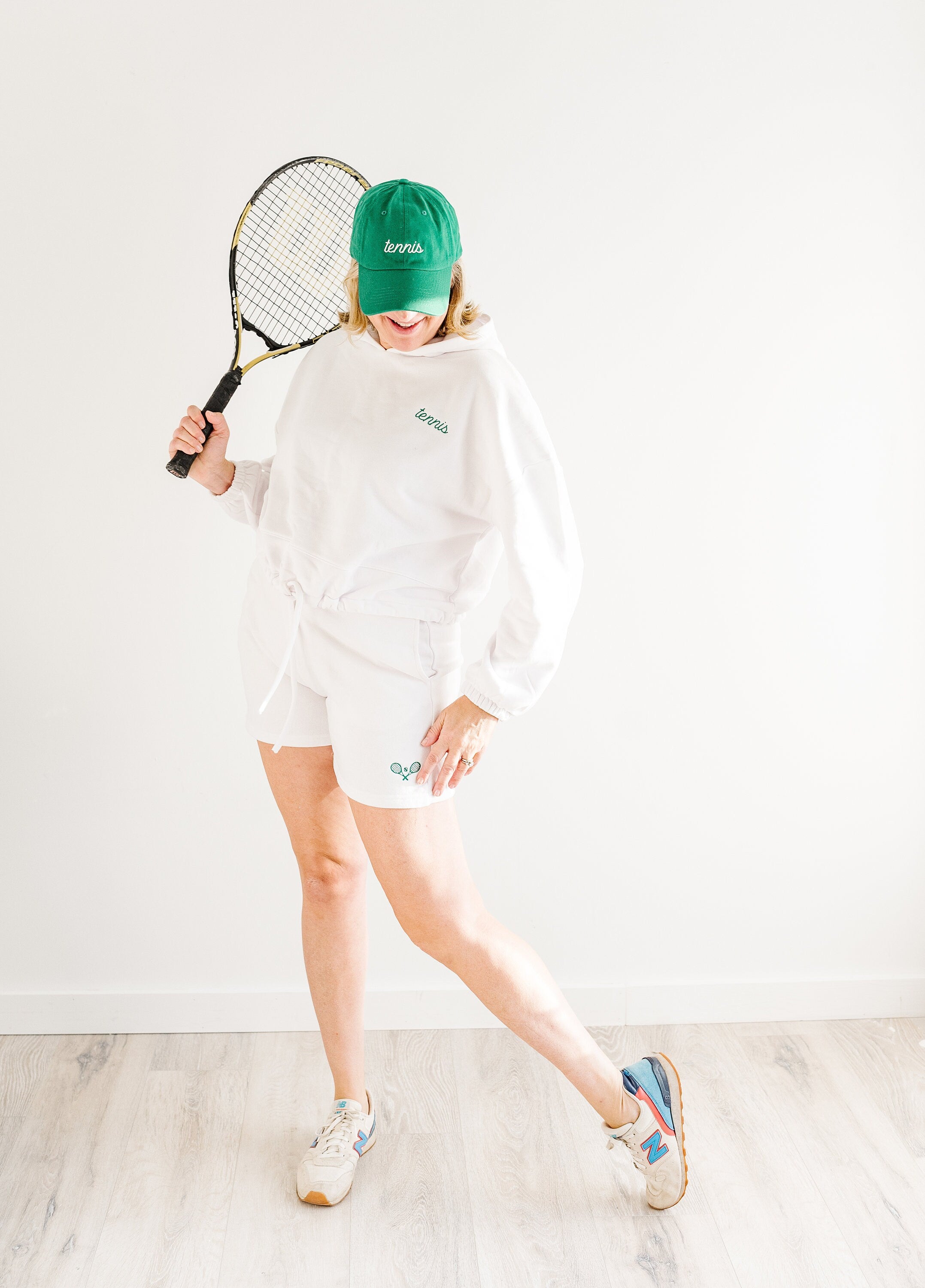 Cropped Tennis Sweatshirt - FINAL SALE